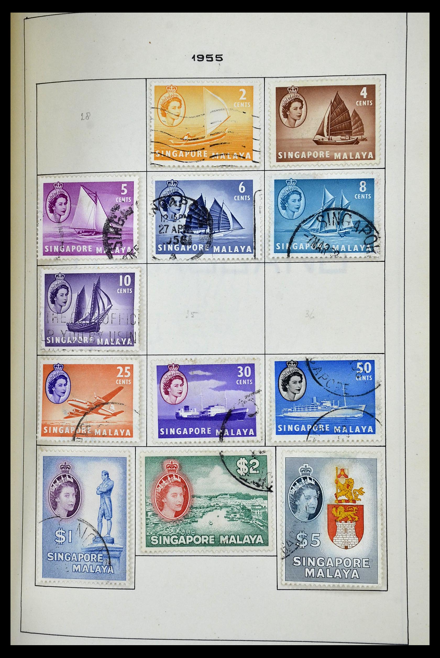 34944 096 - Postzegelverzameling 34944 Engelse koloniën 1860-1950.