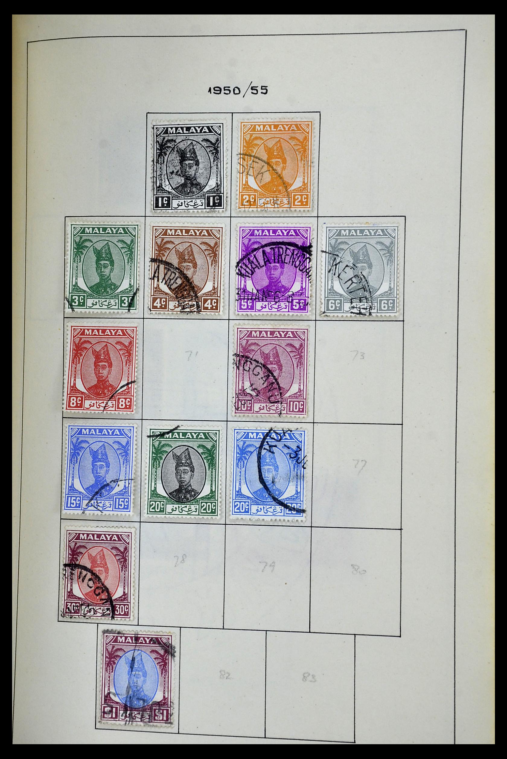 34944 099 - Postzegelverzameling 34944 Engelse koloniën 1860-1950.