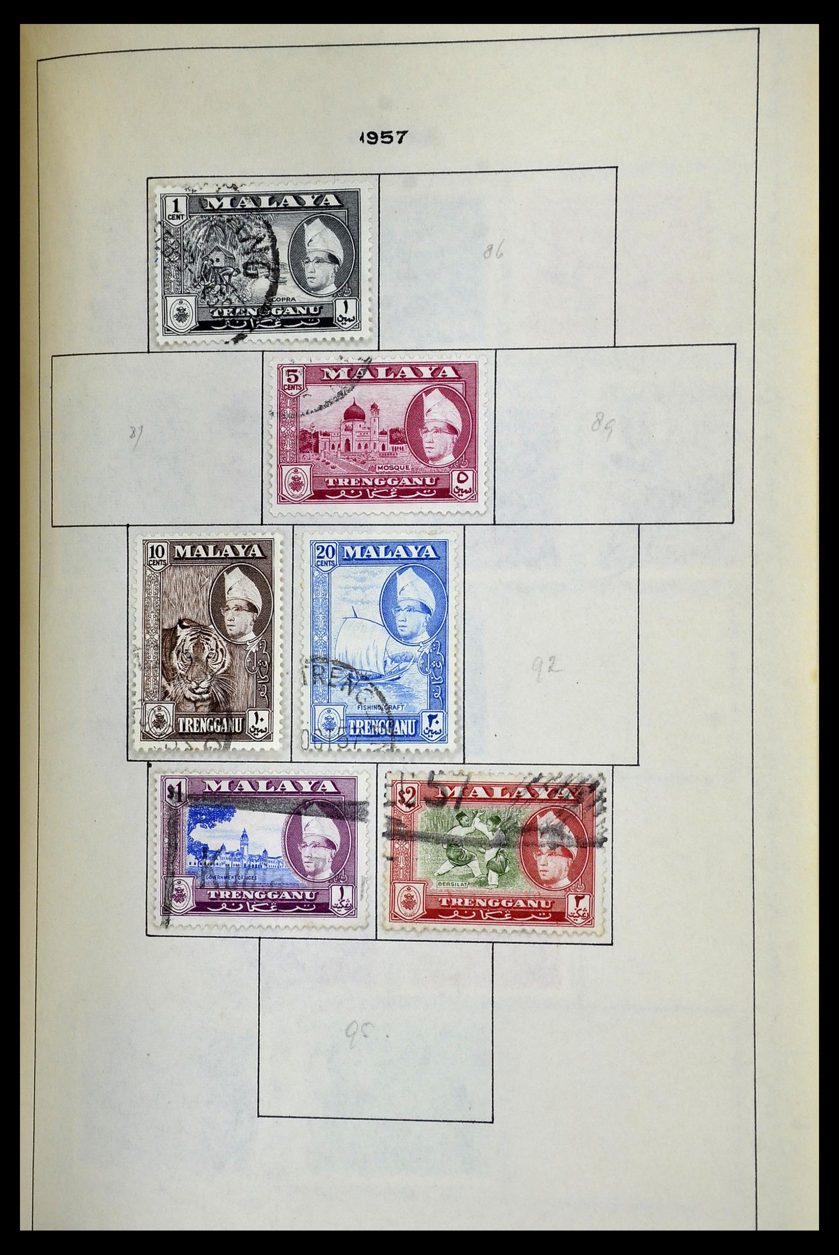 34944 100 - Postzegelverzameling 34944 Engelse koloniën 1860-1950.