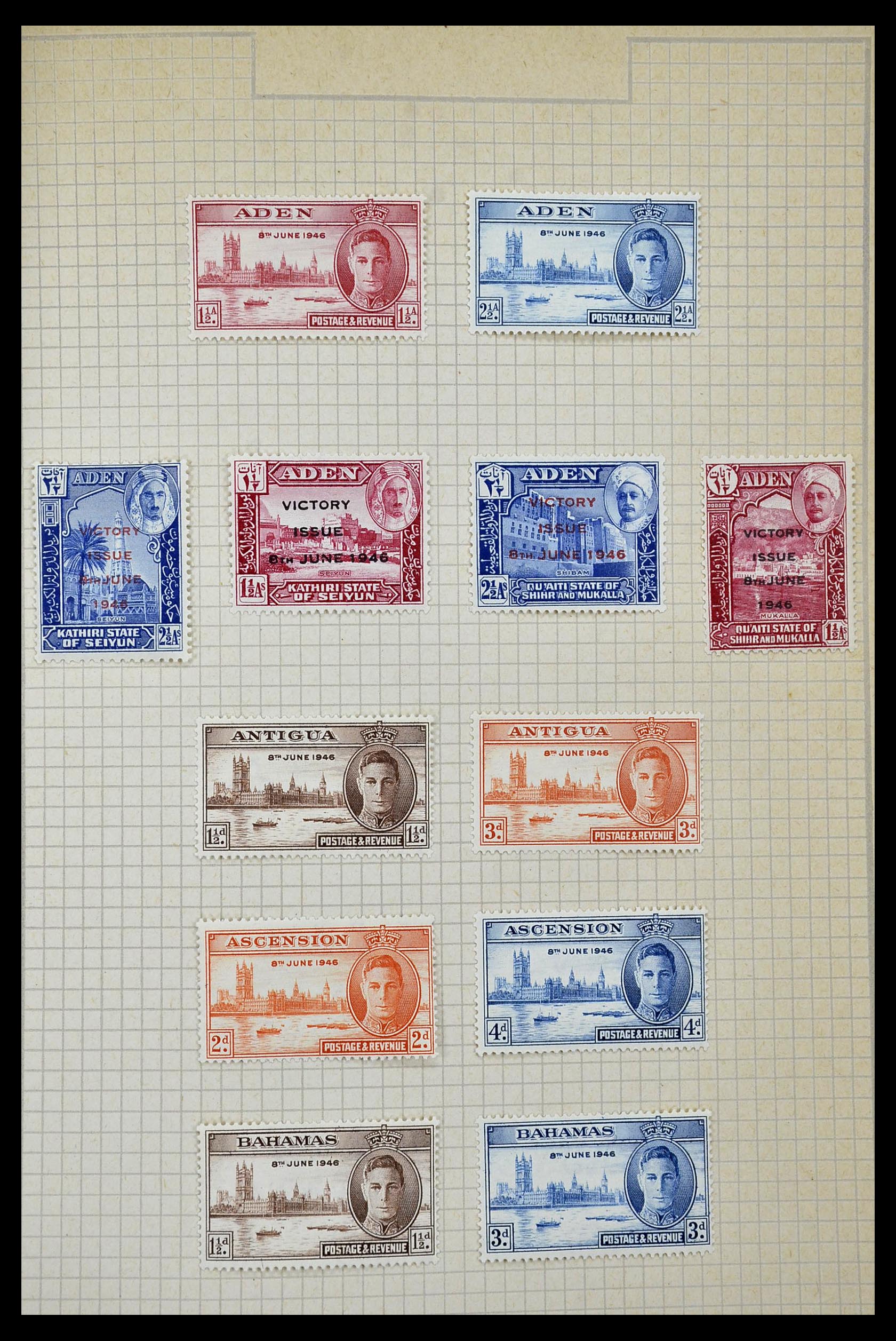 34944 224 - Postzegelverzameling 34944 Engelse koloniën 1860-1950.