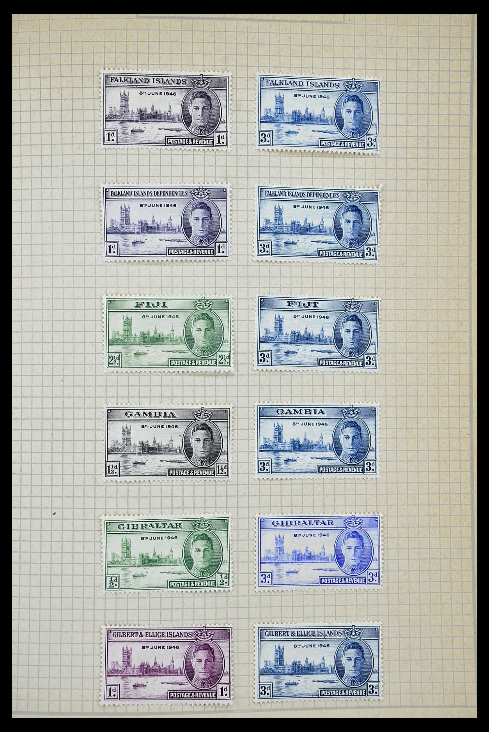 34944 226 - Postzegelverzameling 34944 Engelse koloniën 1860-1950.
