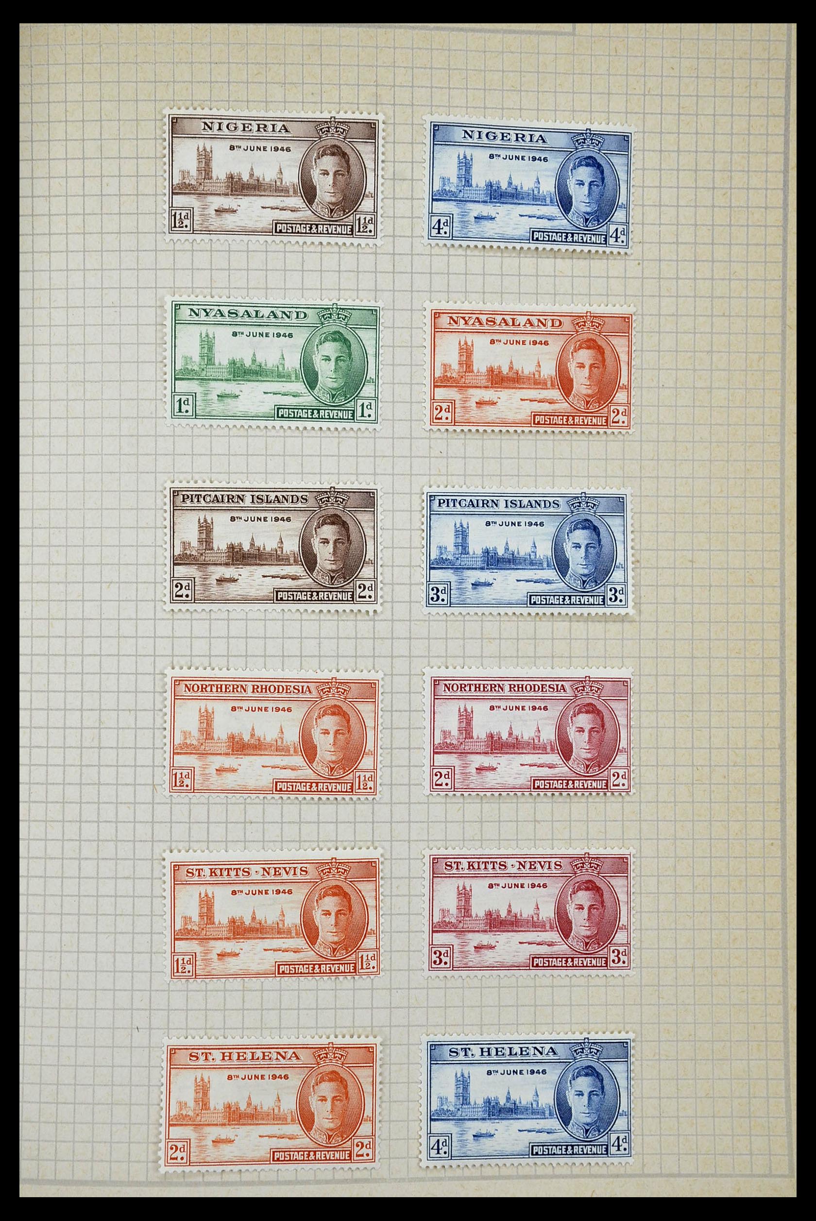 34944 229 - Postzegelverzameling 34944 Engelse koloniën 1860-1950.