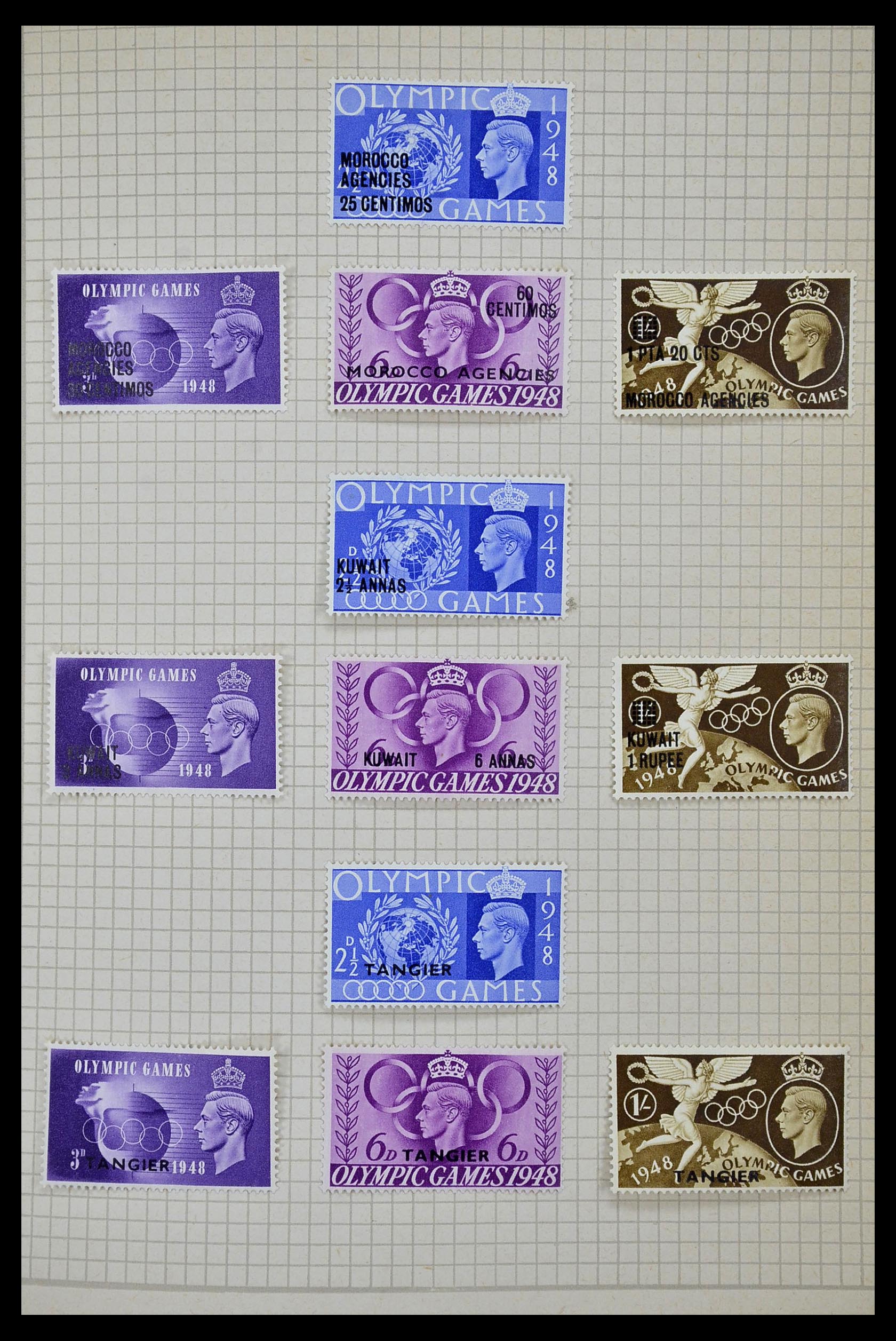 34944 238 - Postzegelverzameling 34944 Engelse koloniën 1860-1950.