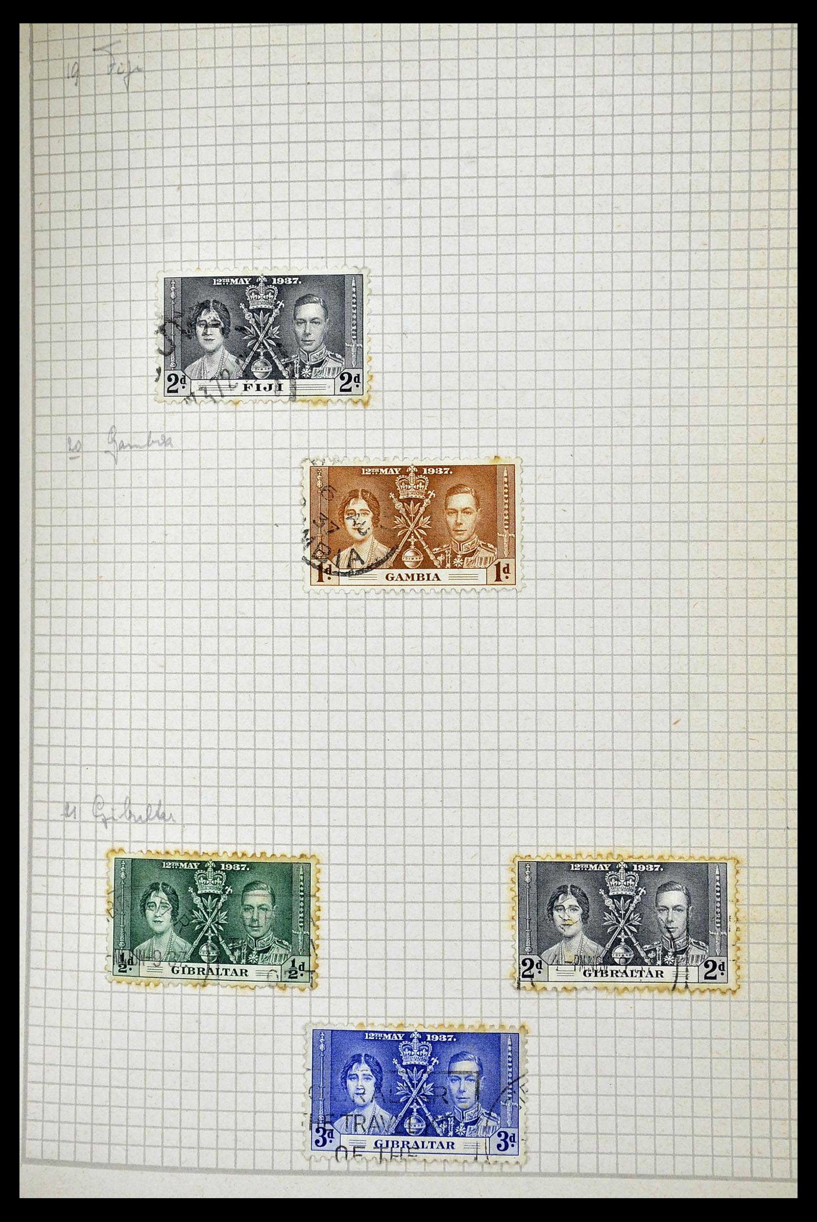 34944 245 - Postzegelverzameling 34944 Engelse koloniën 1860-1950.