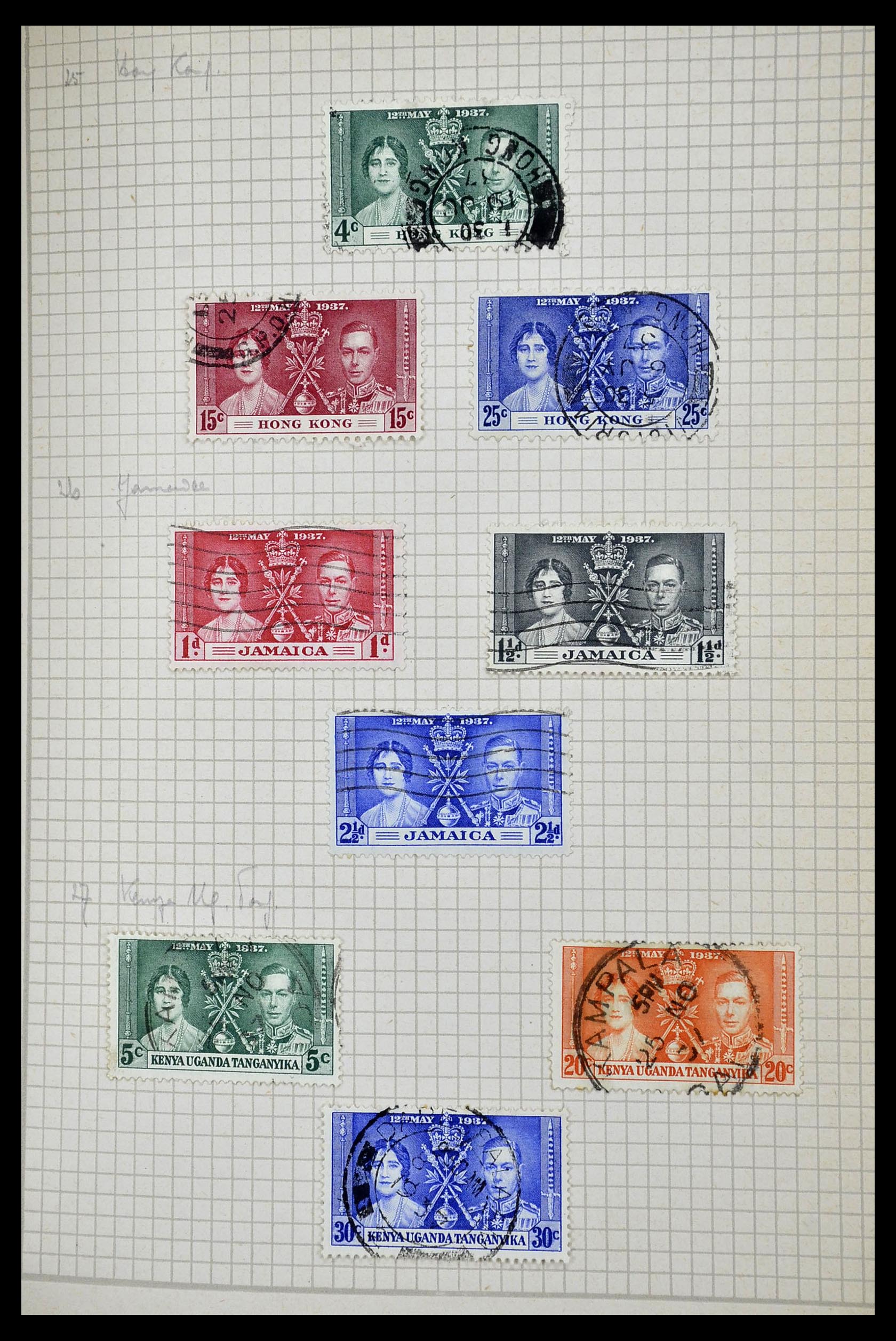 34944 247 - Postzegelverzameling 34944 Engelse koloniën 1860-1950.
