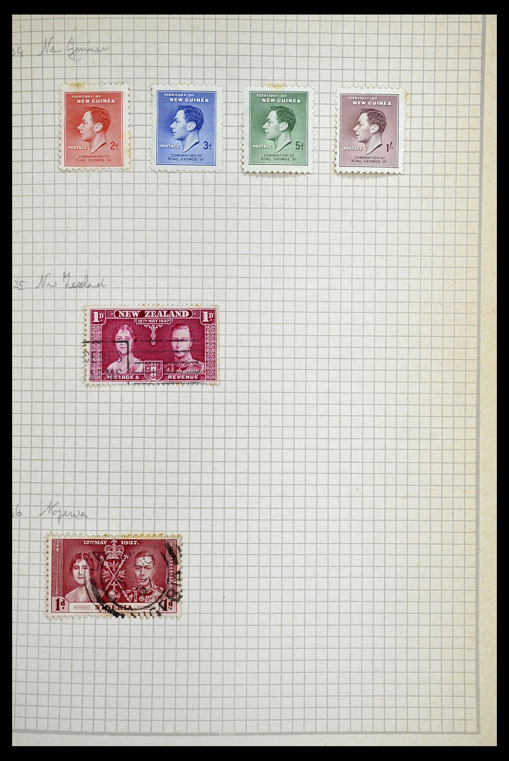 34944 249 - Postzegelverzameling 34944 Engelse koloniën 1860-1950.