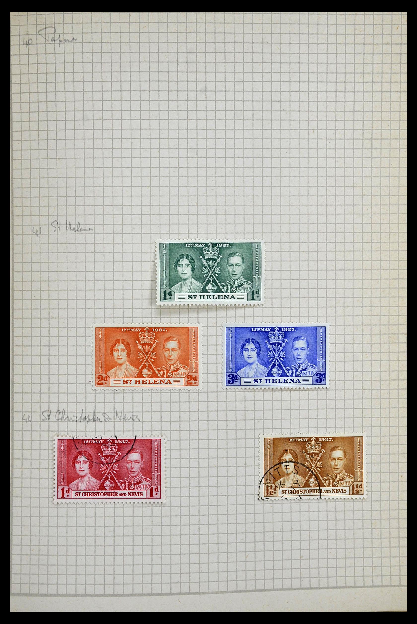 34944 251 - Postzegelverzameling 34944 Engelse koloniën 1860-1950.