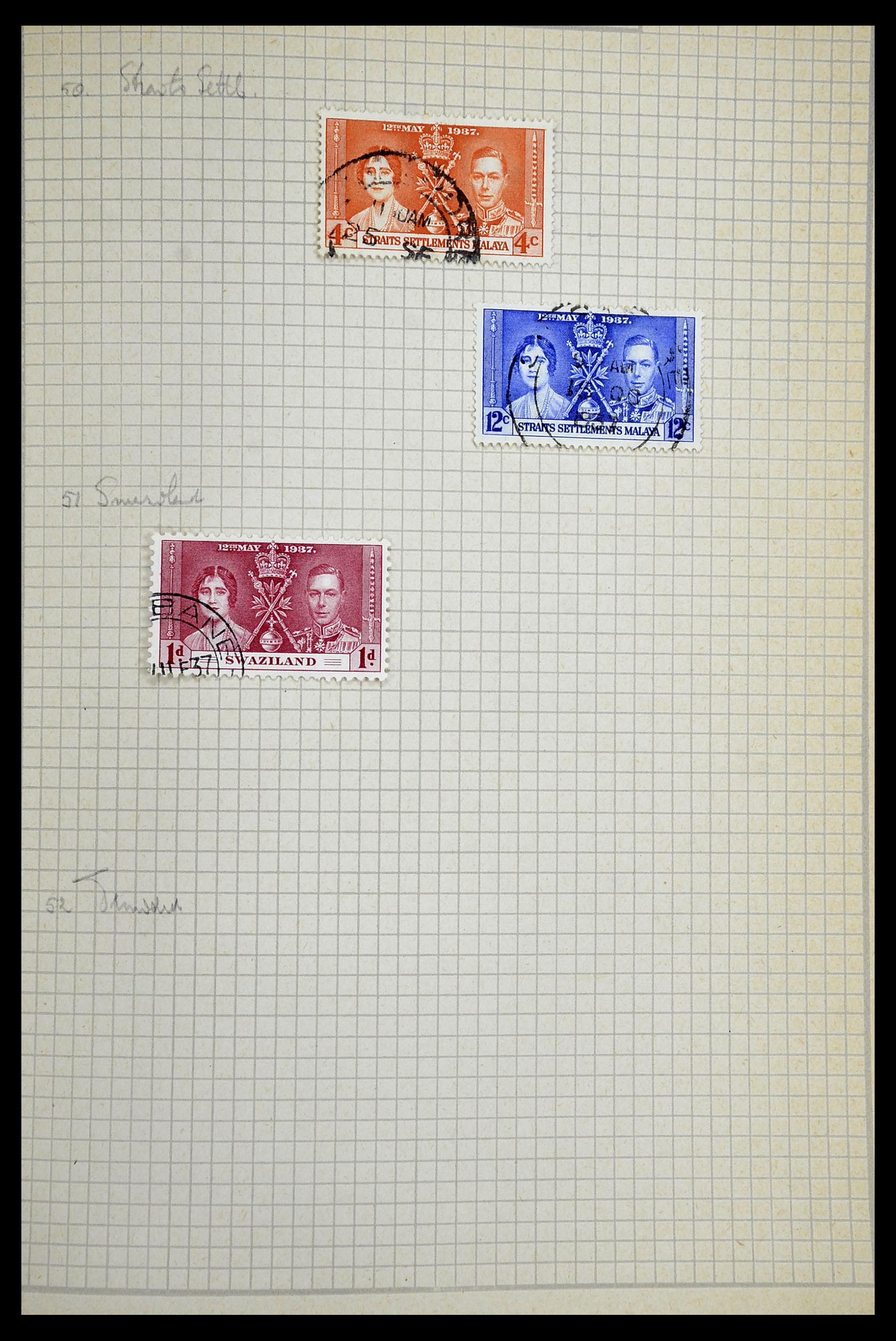 34944 255 - Postzegelverzameling 34944 Engelse koloniën 1860-1950.