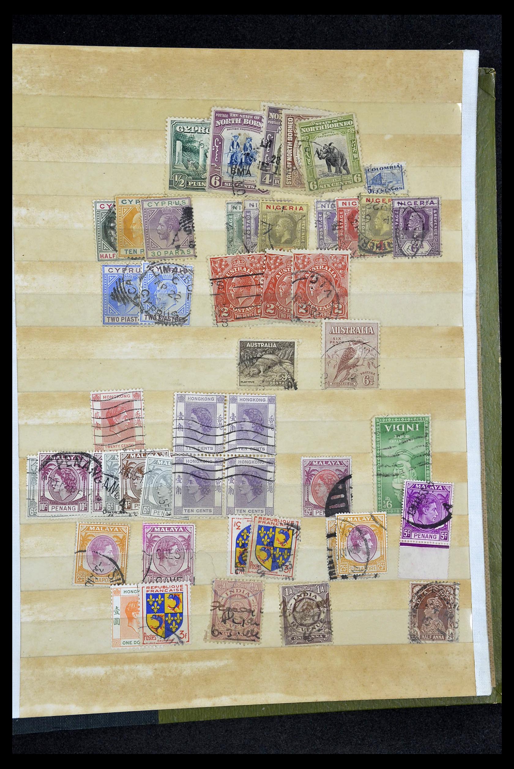 34944 258 - Postzegelverzameling 34944 Engelse koloniën 1860-1950.