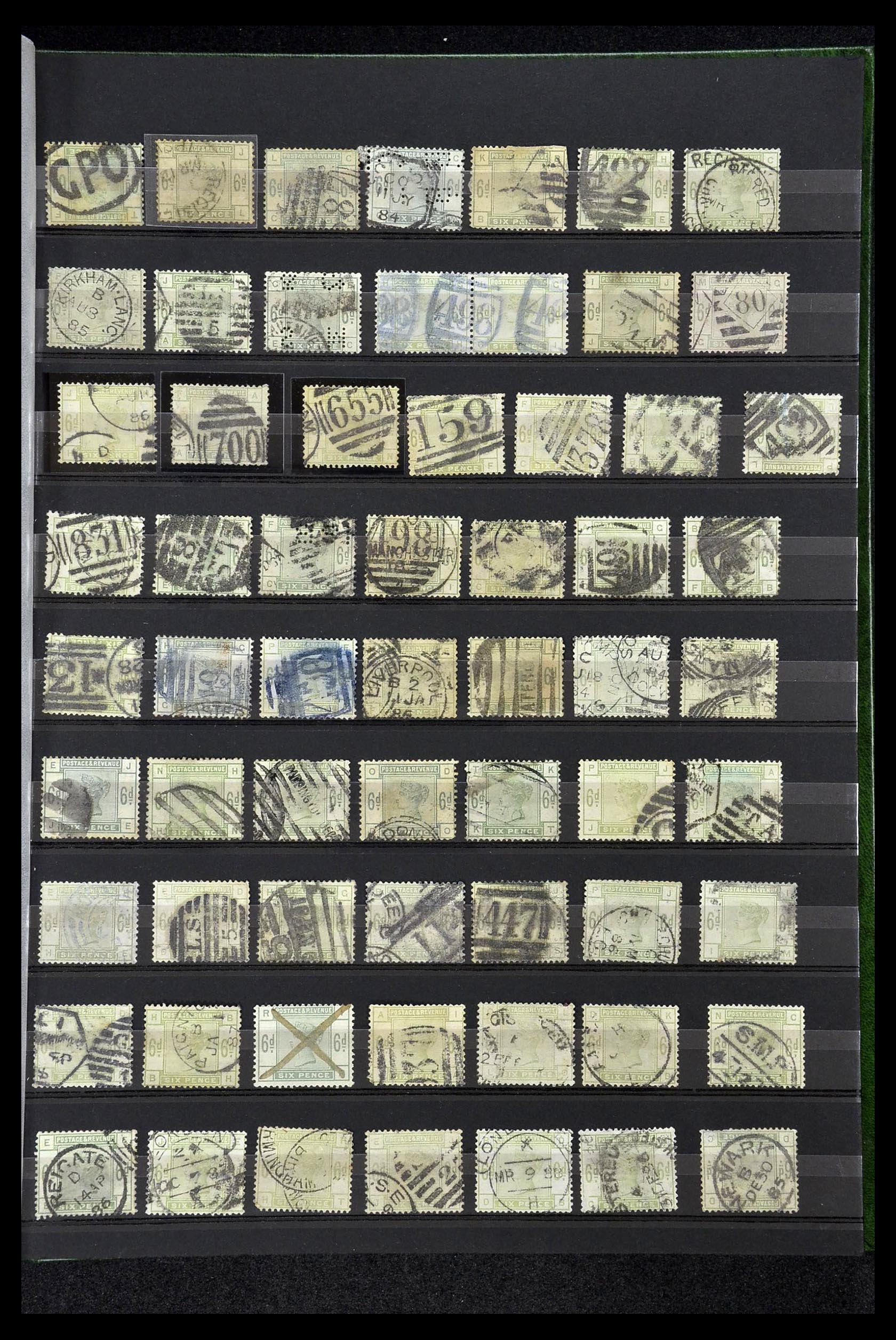 34945 011 - Postzegelverzameling 34945 Engeland 1883-1892.