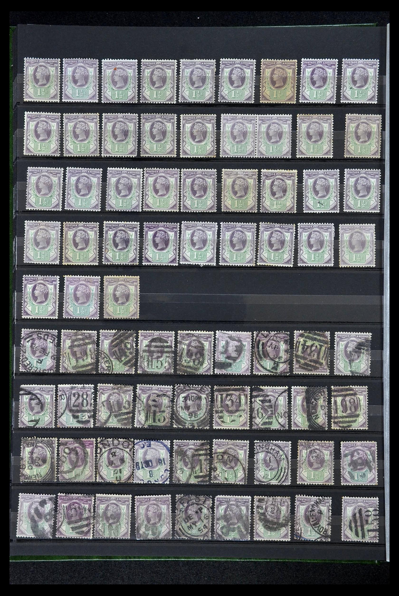 34945 016 - Postzegelverzameling 34945 Engeland 1883-1892.