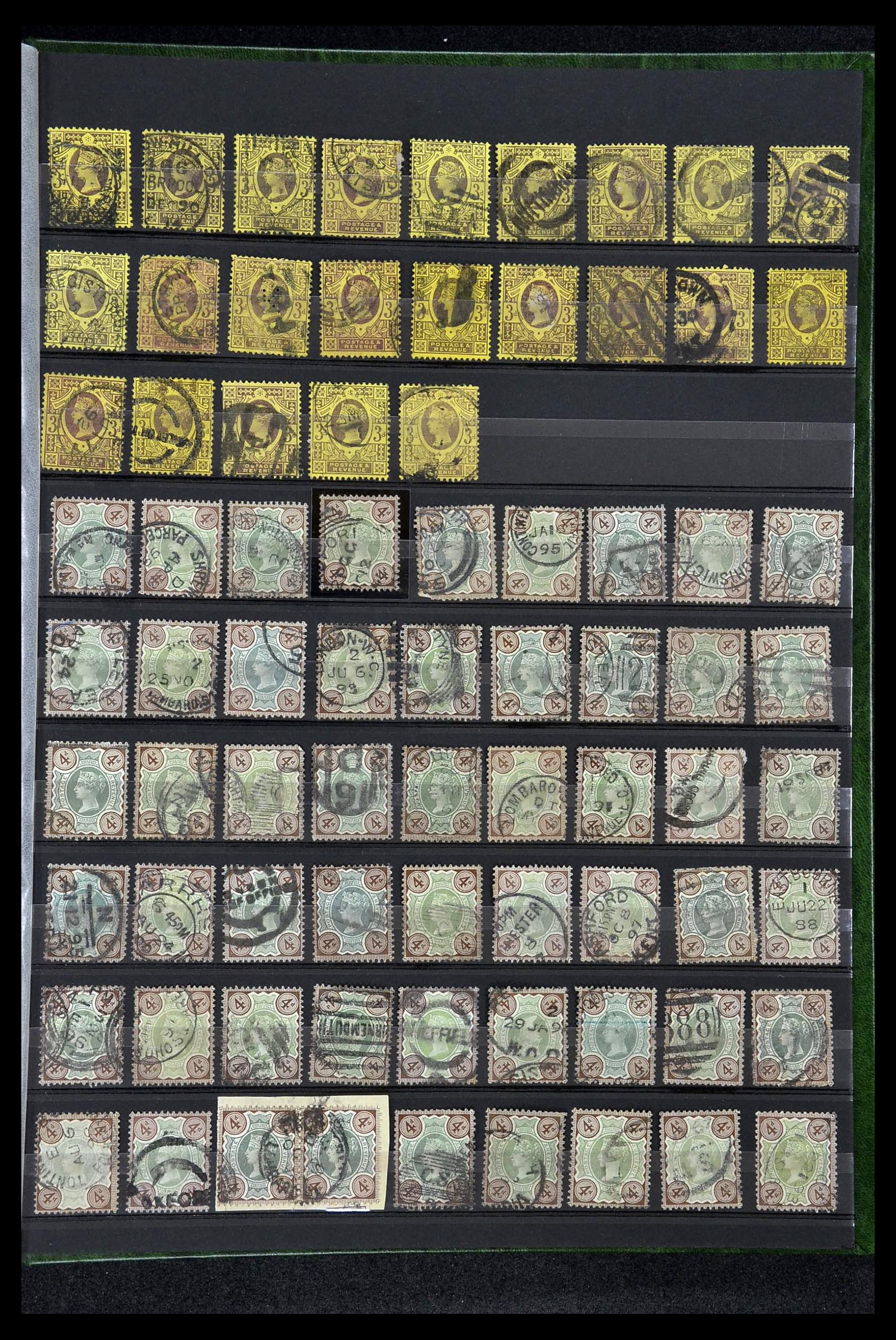 34945 020 - Postzegelverzameling 34945 Engeland 1883-1892.