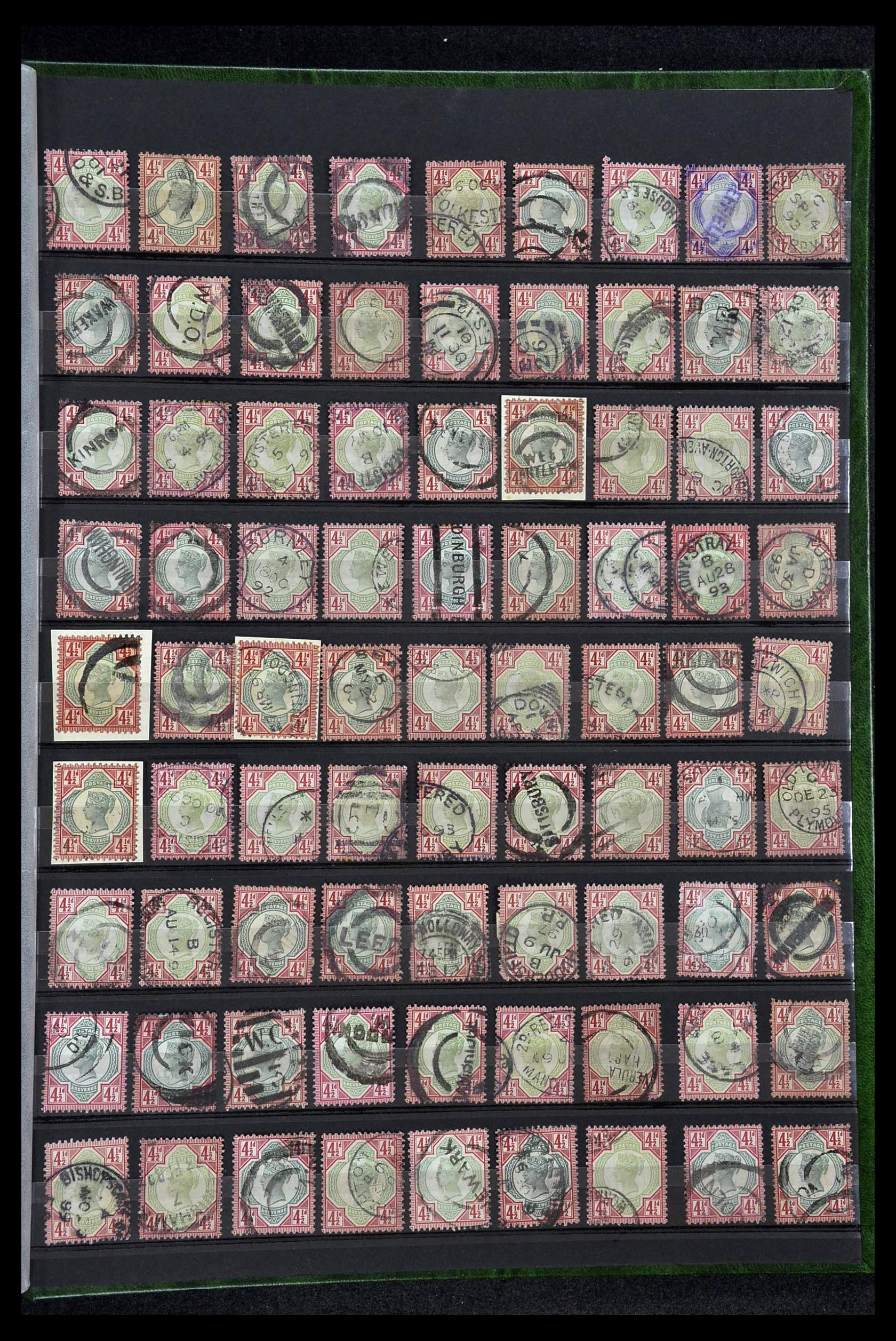 34945 024 - Postzegelverzameling 34945 Engeland 1883-1892.