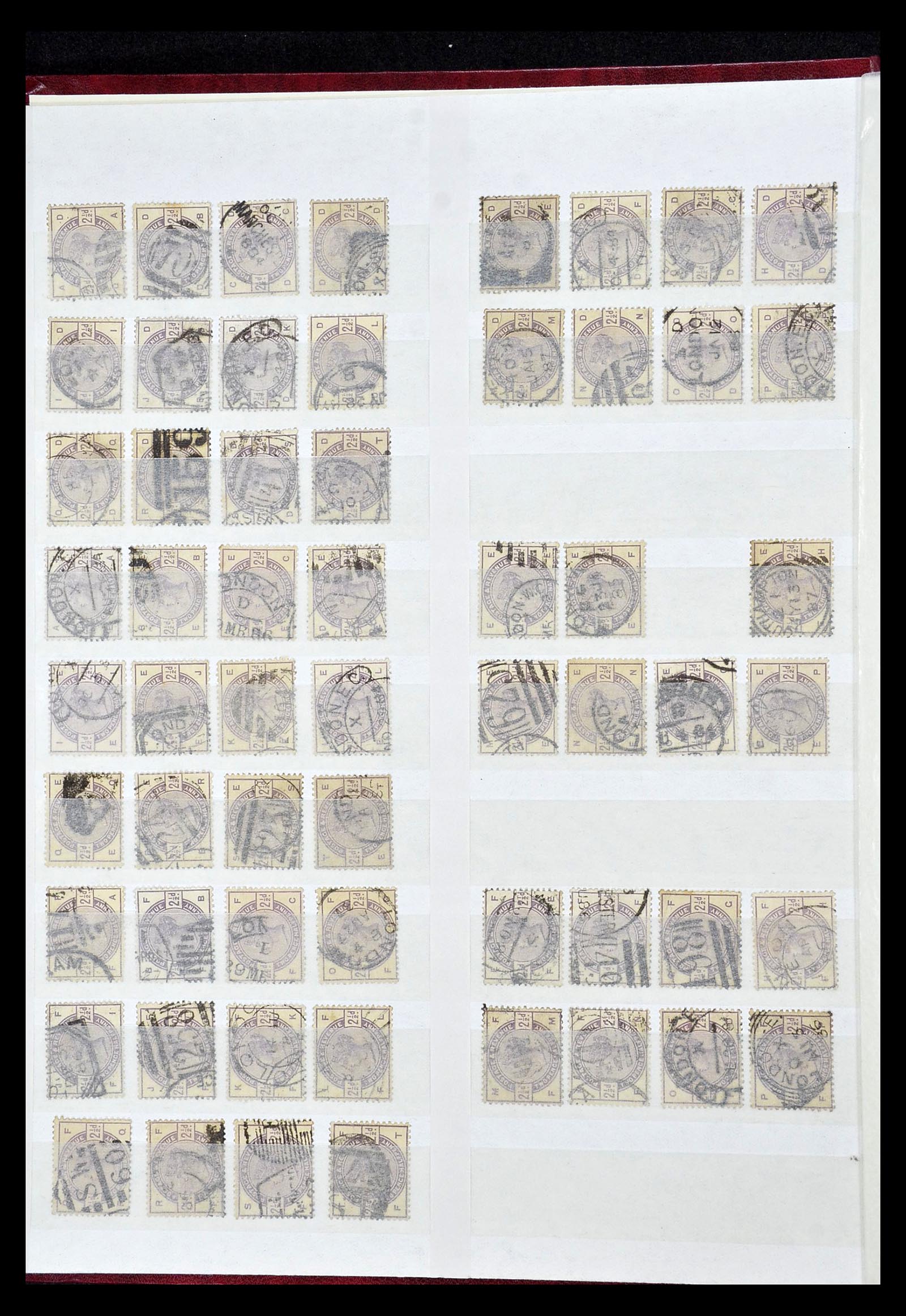 34945 031 - Postzegelverzameling 34945 Engeland 1883-1892.