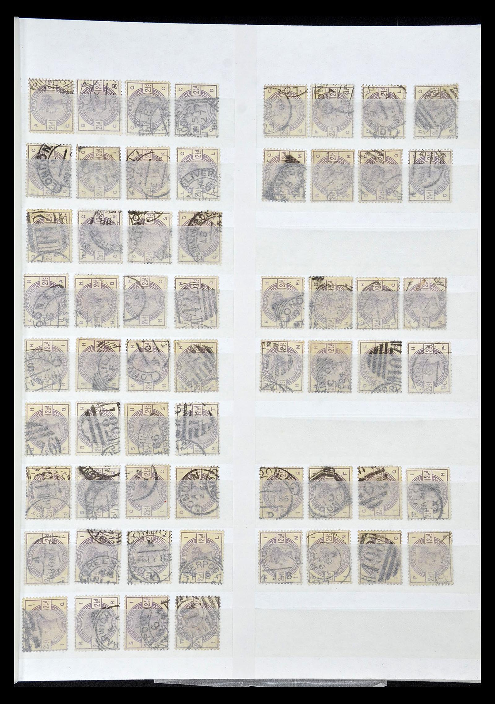 34945 032 - Postzegelverzameling 34945 Engeland 1883-1892.