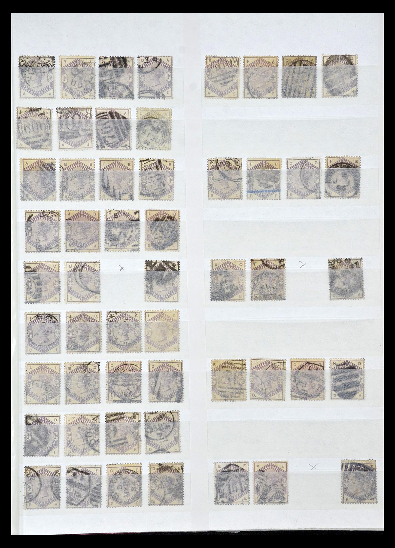 34945 034 - Postzegelverzameling 34945 Engeland 1883-1892.