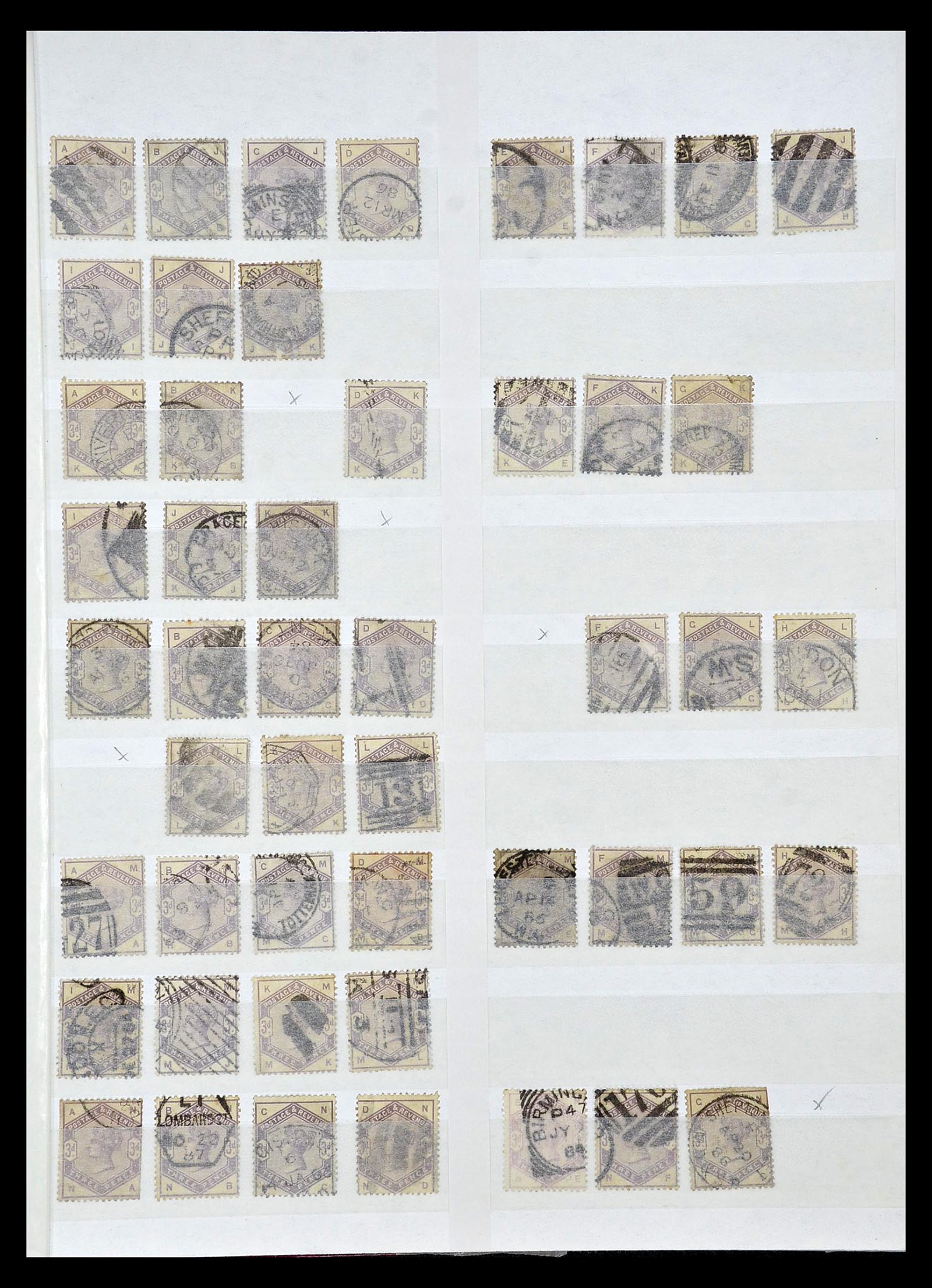 34945 035 - Postzegelverzameling 34945 Engeland 1883-1892.