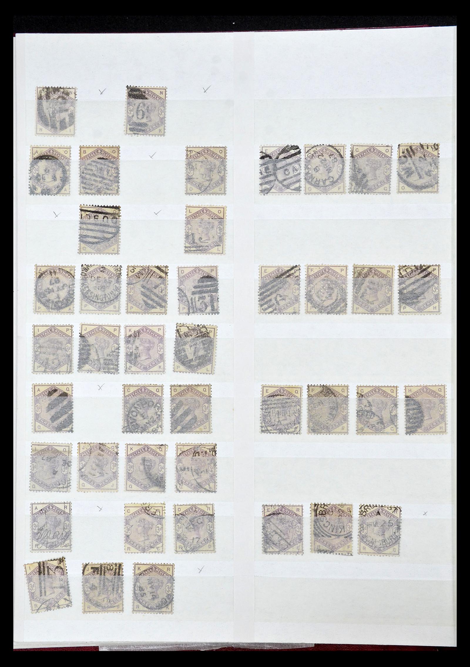 34945 037 - Postzegelverzameling 34945 Engeland 1883-1892.