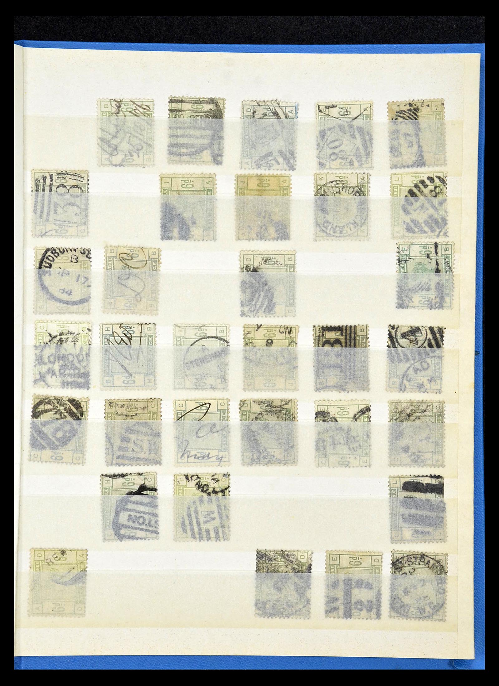 34945 039 - Postzegelverzameling 34945 Engeland 1883-1892.
