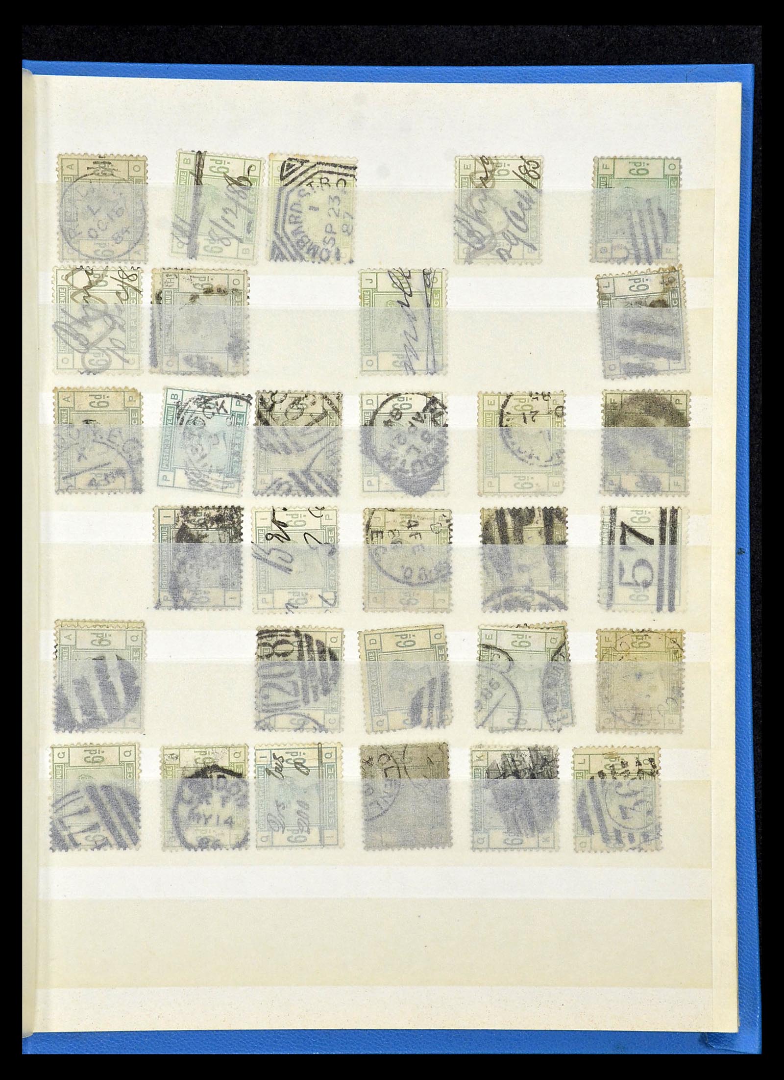 34945 042 - Postzegelverzameling 34945 Engeland 1883-1892.