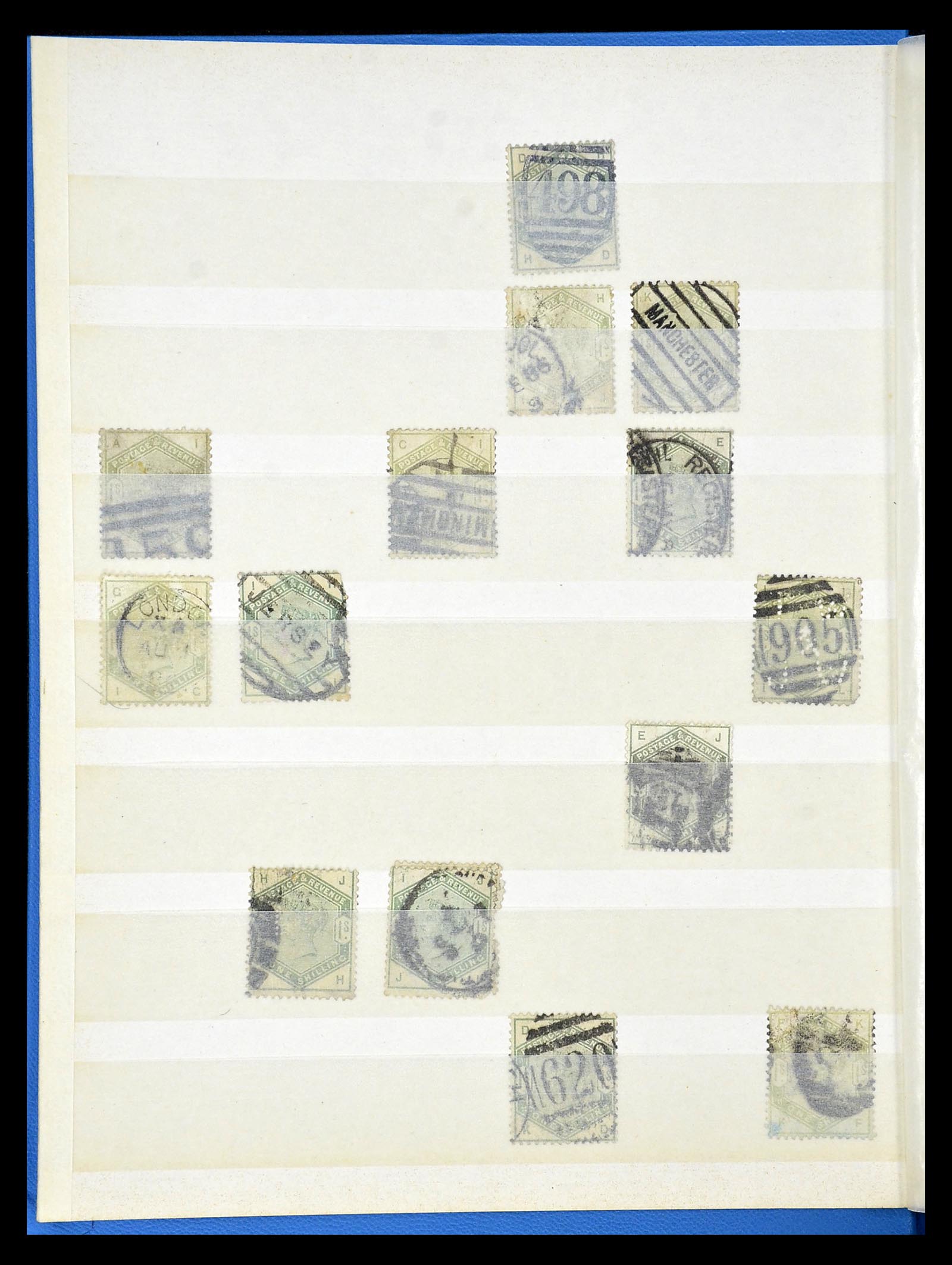 34945 048 - Postzegelverzameling 34945 Engeland 1883-1892.