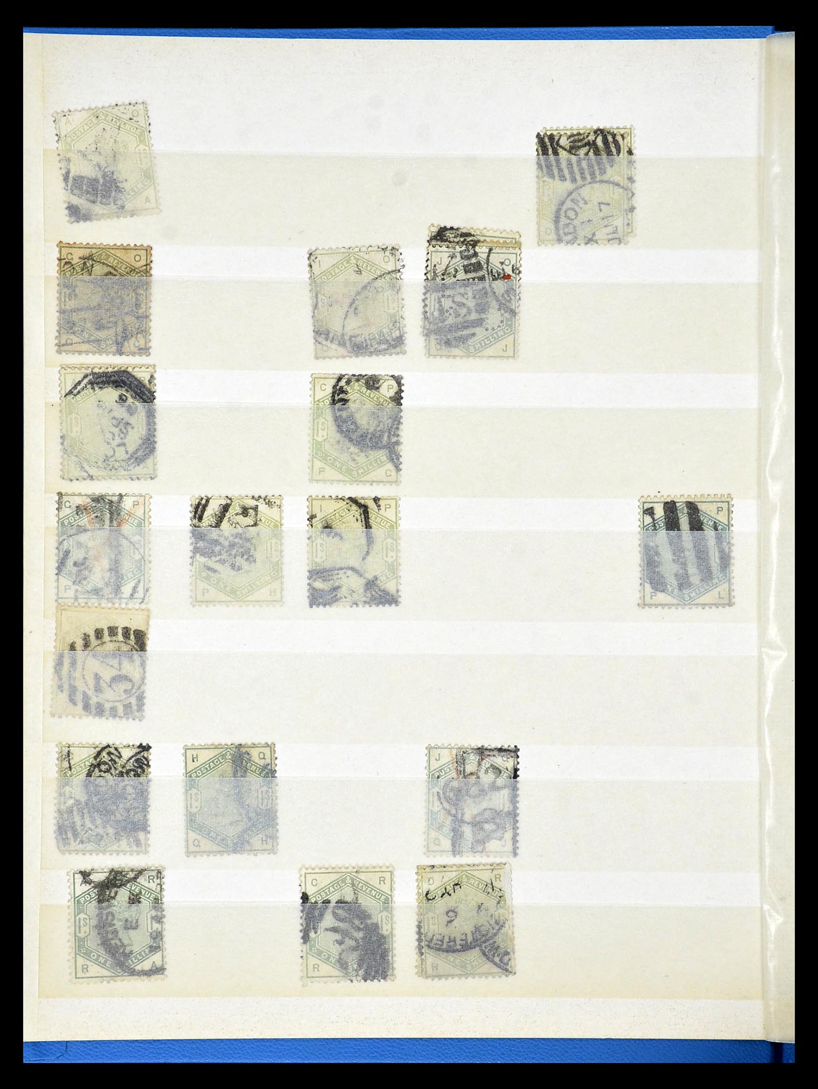 34945 050 - Postzegelverzameling 34945 Engeland 1883-1892.