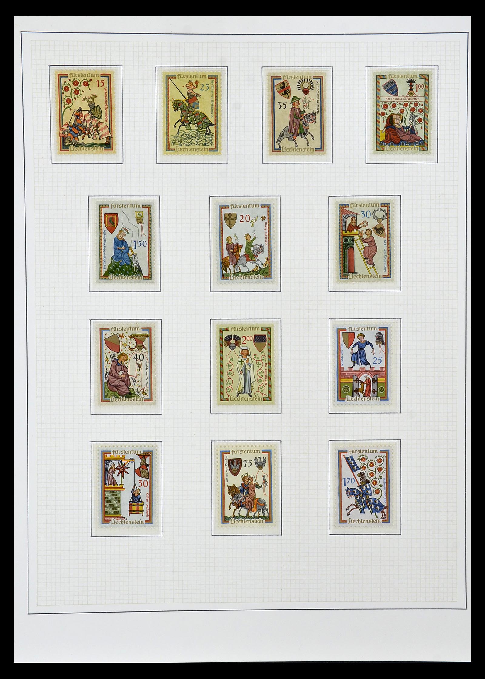 34946 005 - Stamp Collection 34946 Motief Kunst en Religie.