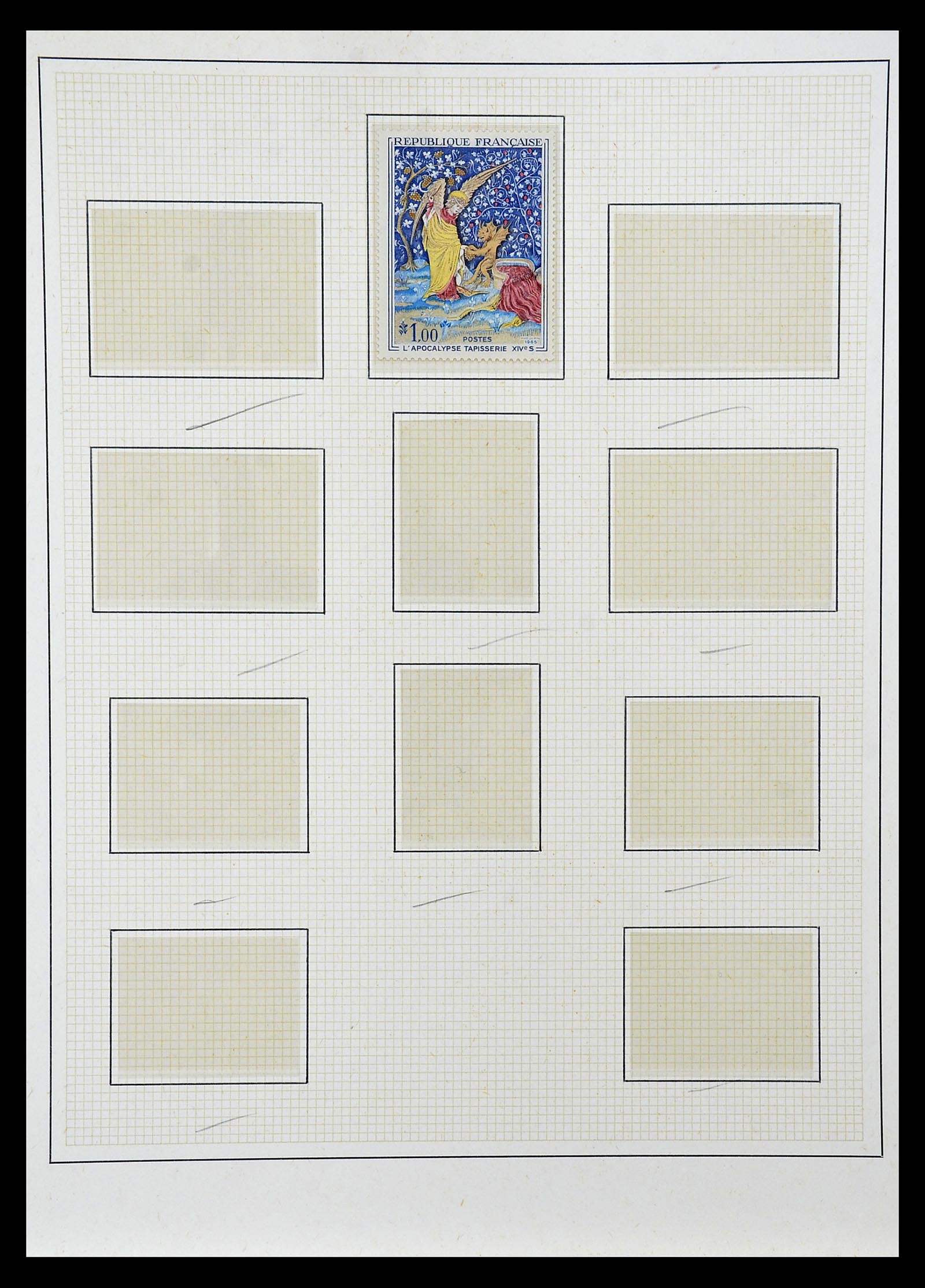 34946 011 - Postzegelverzameling 34946 Motief Kunst en Religie.