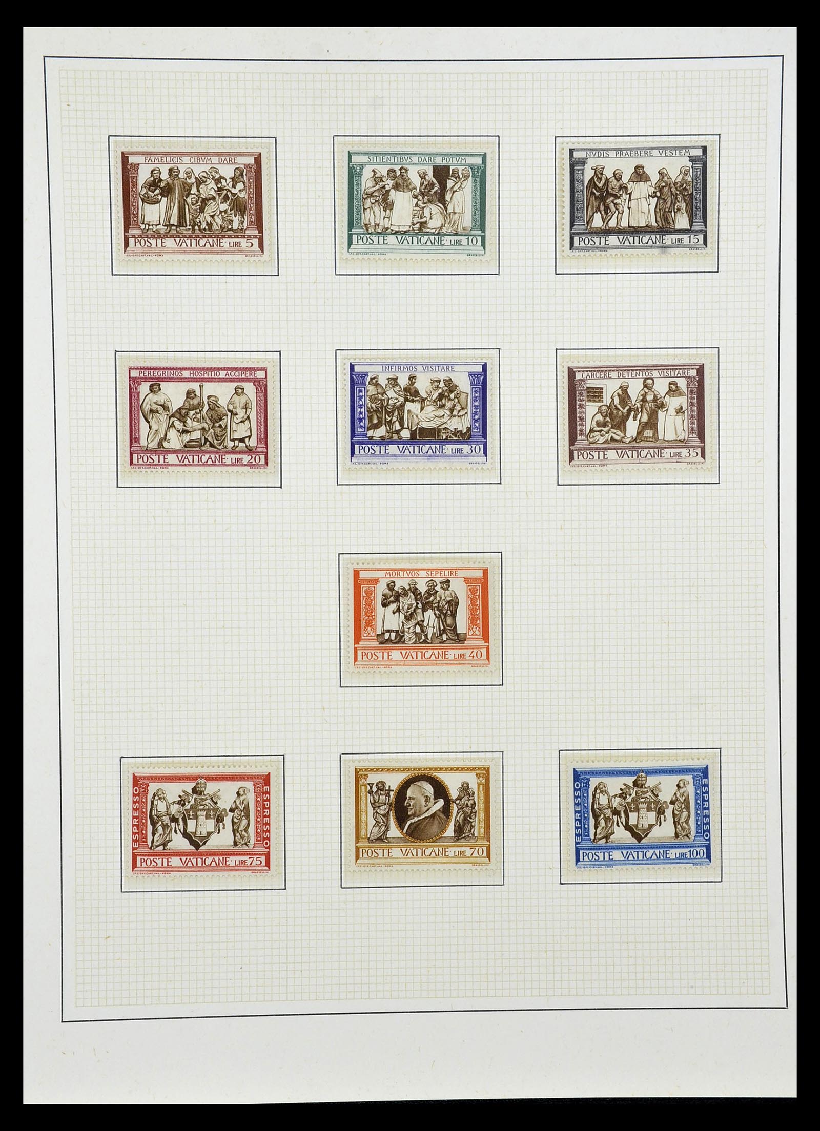 34946 035 - Stamp Collection 34946 Motief Kunst en Religie.
