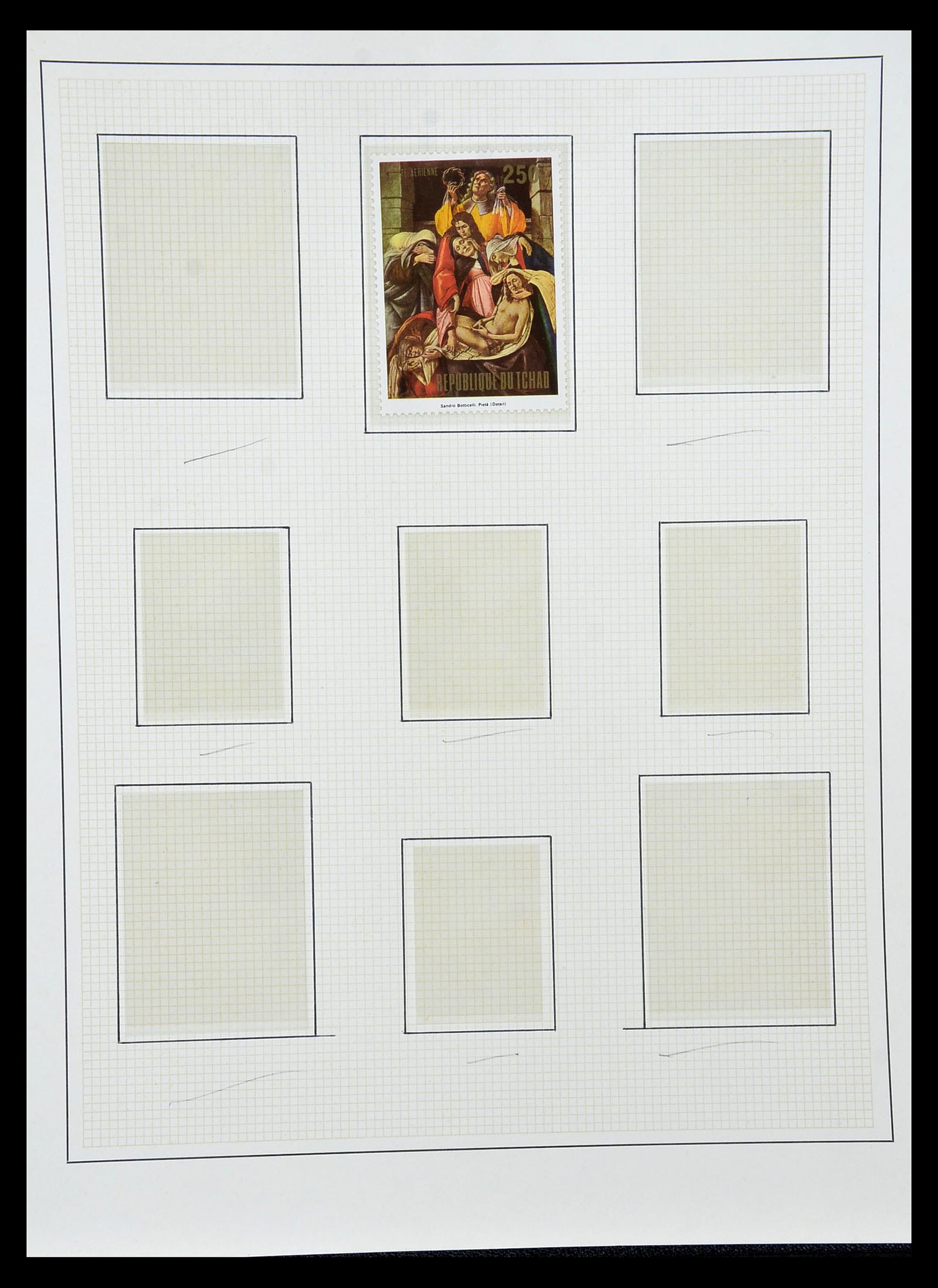 34946 042 - Stamp Collection 34946 Motief Kunst en Religie.