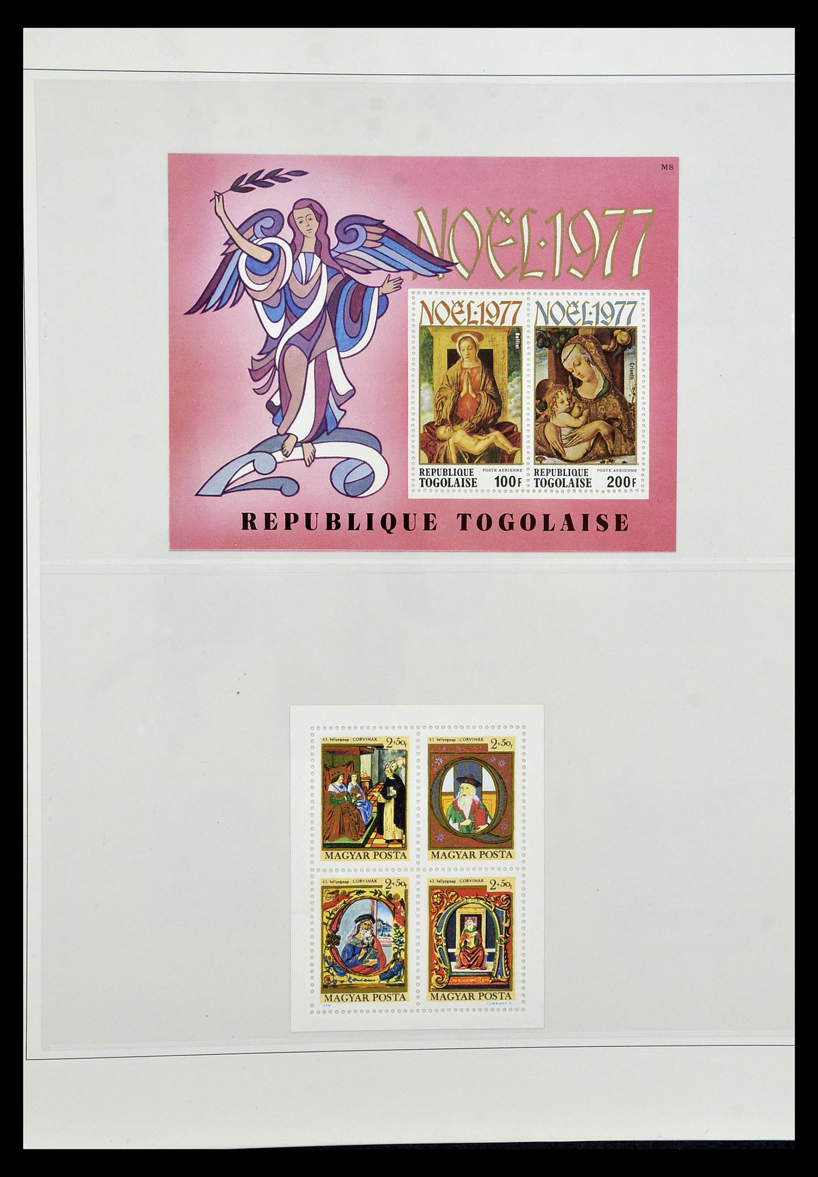 34946 052 - Stamp Collection 34946 Motief Kunst en Religie.