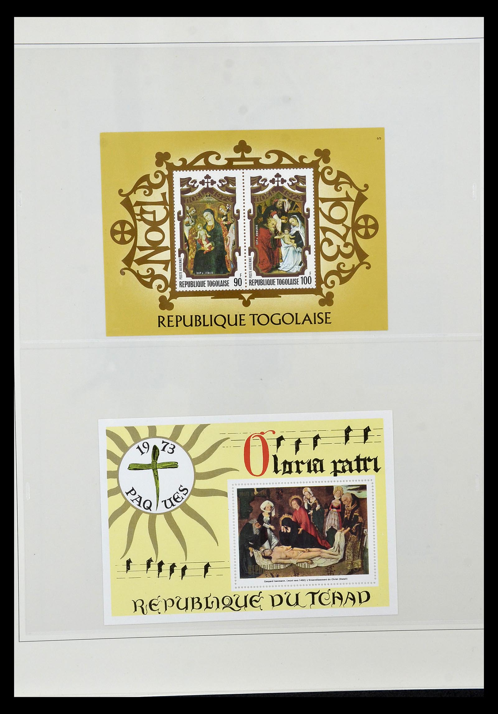34946 057 - Stamp Collection 34946 Motief Kunst en Religie.
