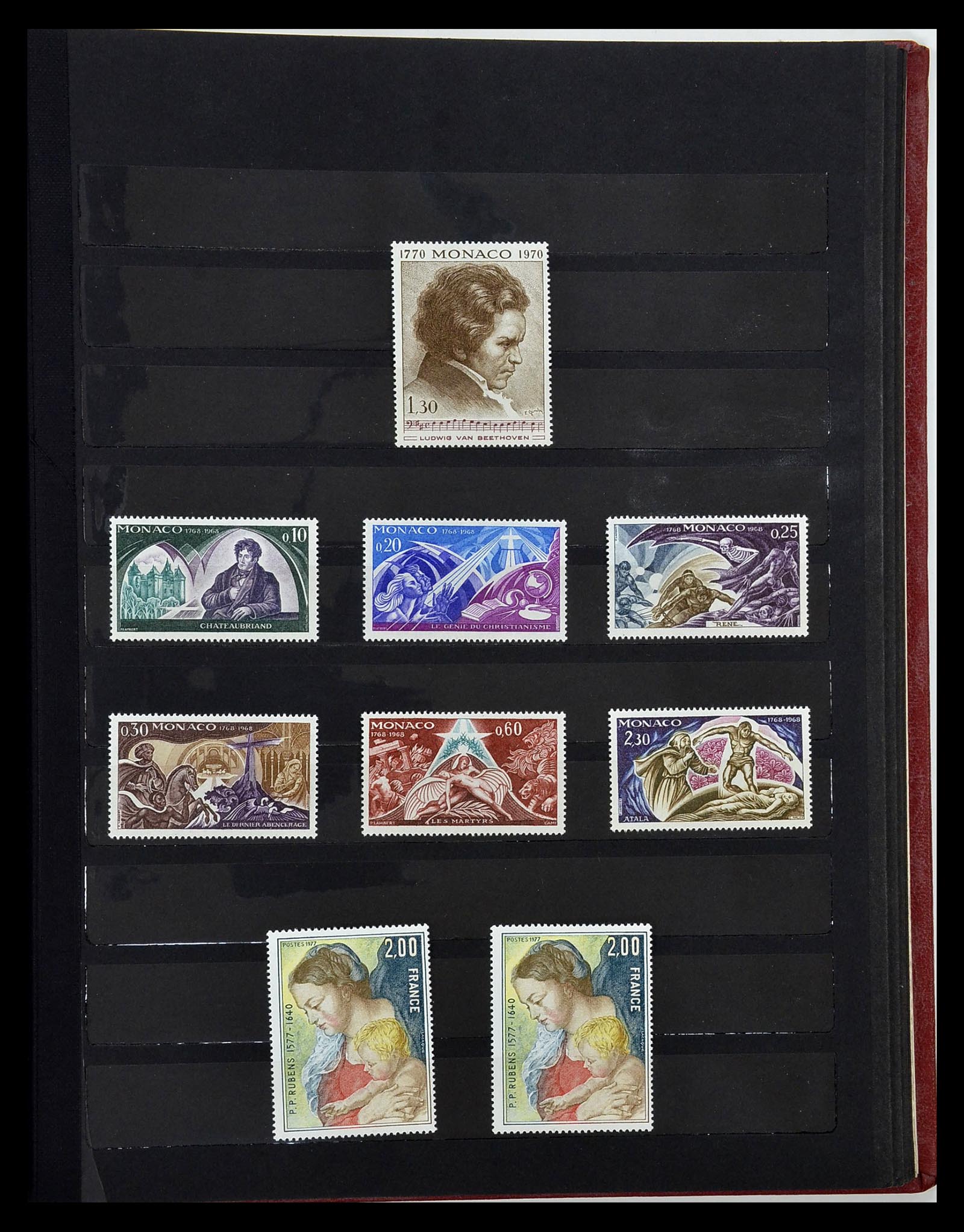 34946 482 - Stamp Collection 34946 Motief Kunst en Religie.