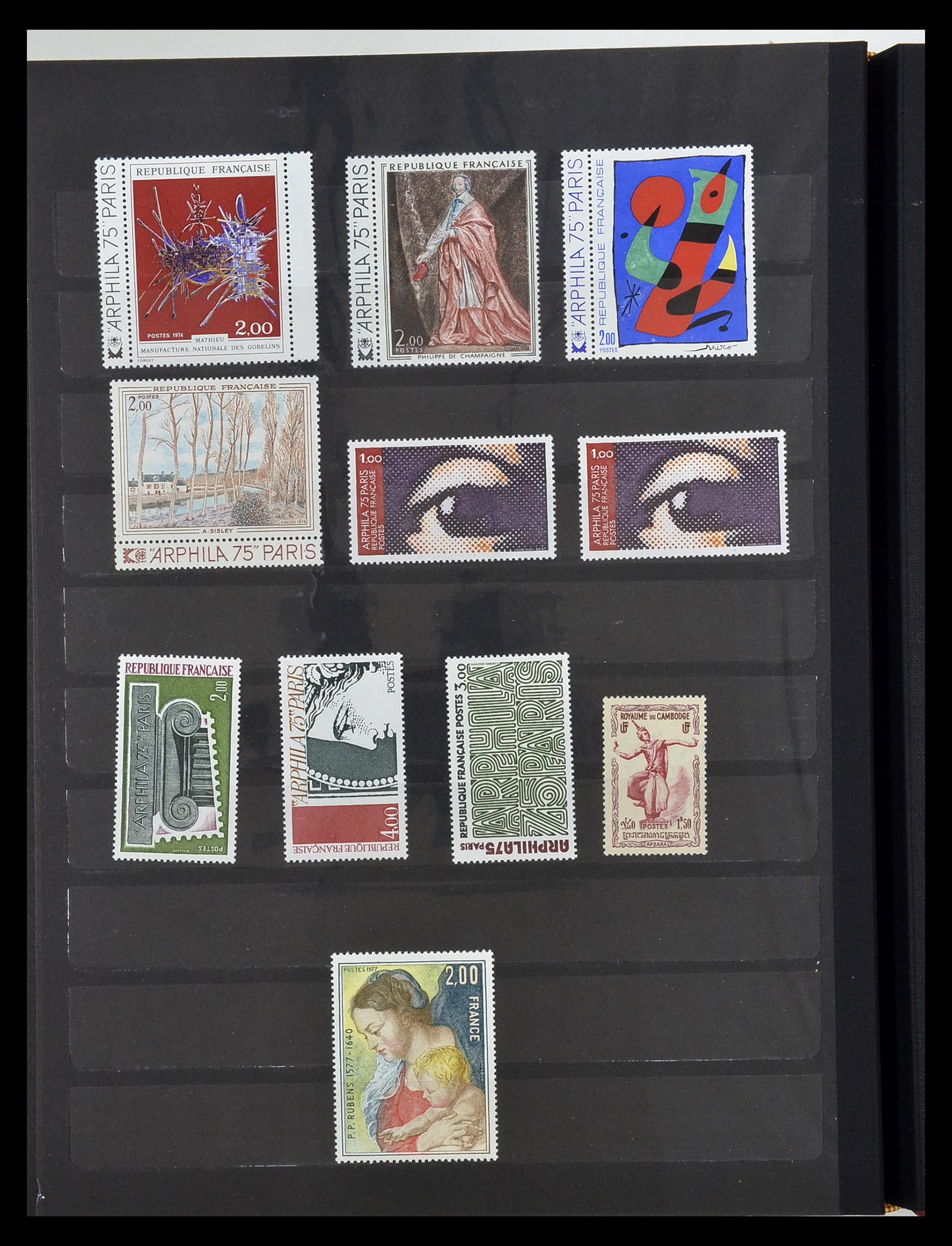 34946 485 - Stamp Collection 34946 Motief Kunst en Religie.