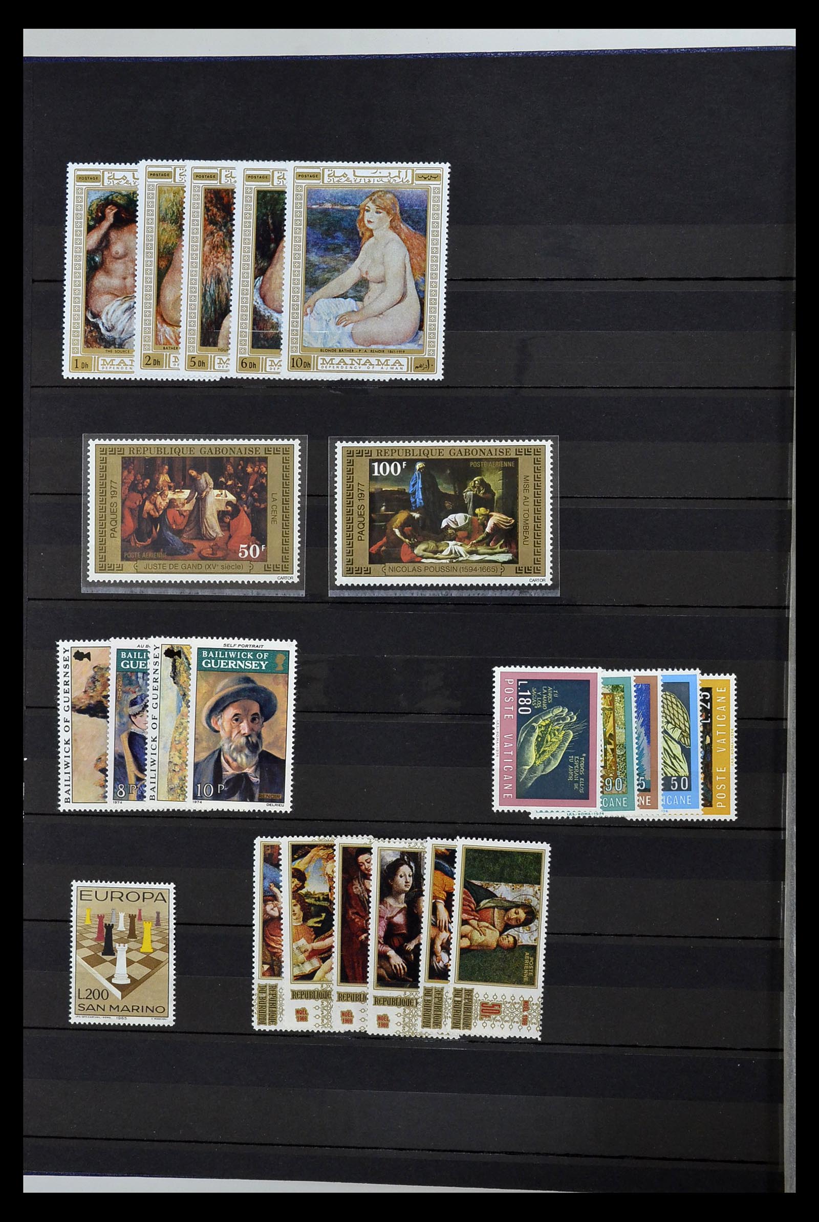 34946 503 - Stamp Collection 34946 Motief Kunst en Religie.