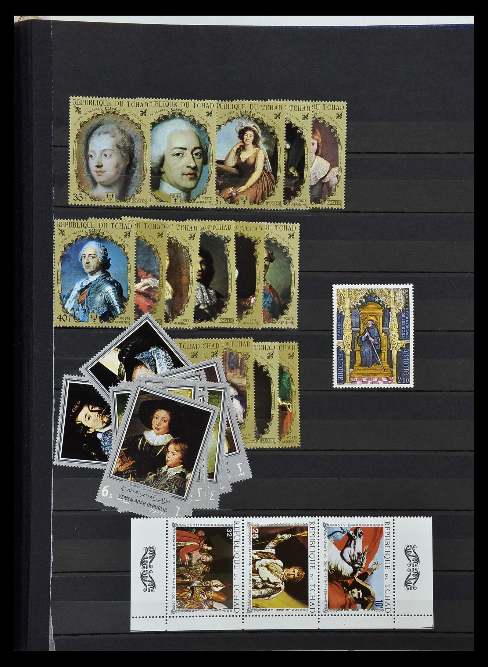 34946 505 - Stamp Collection 34946 Motief Kunst en Religie.