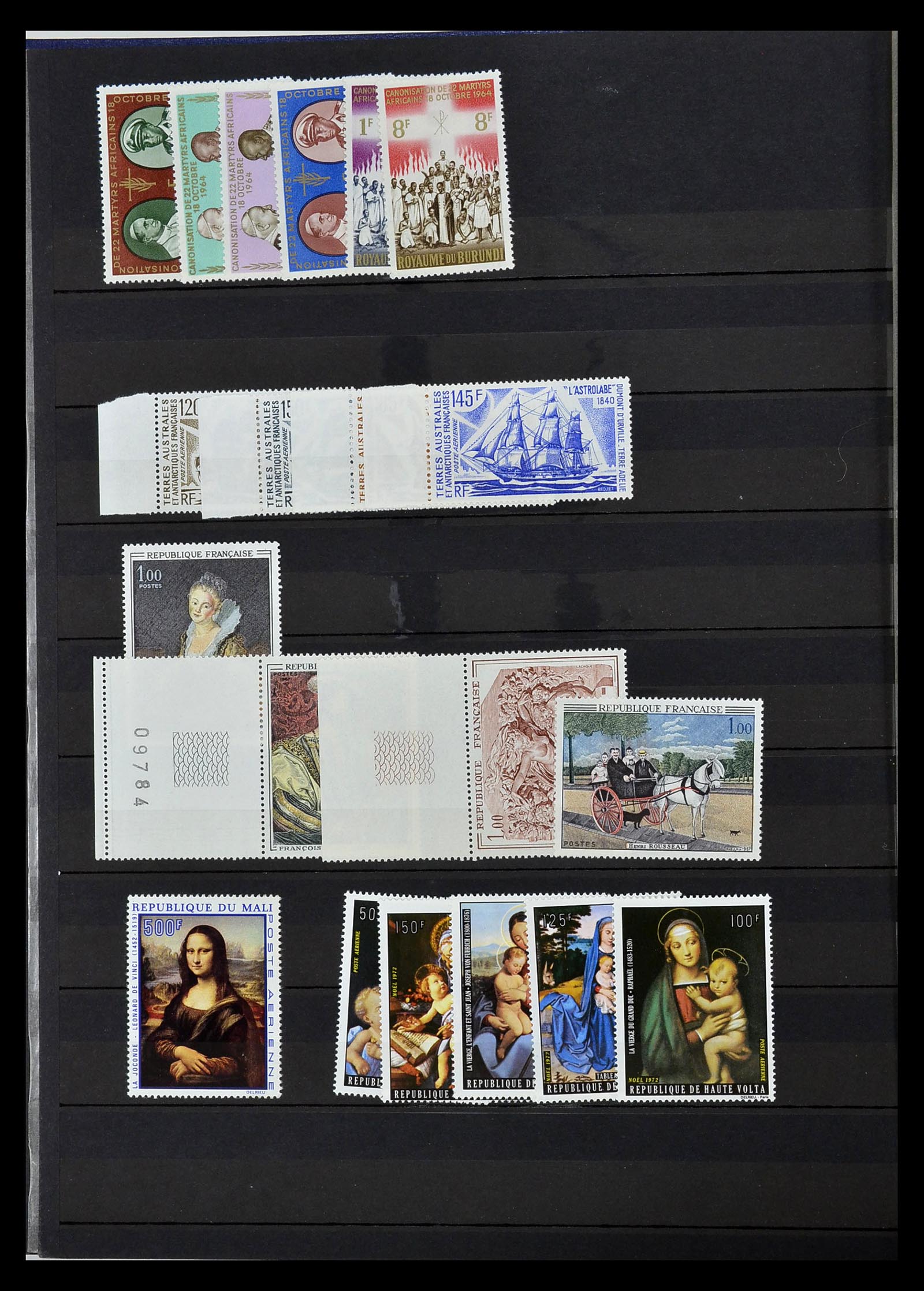 34946 506 - Stamp Collection 34946 Motief Kunst en Religie.