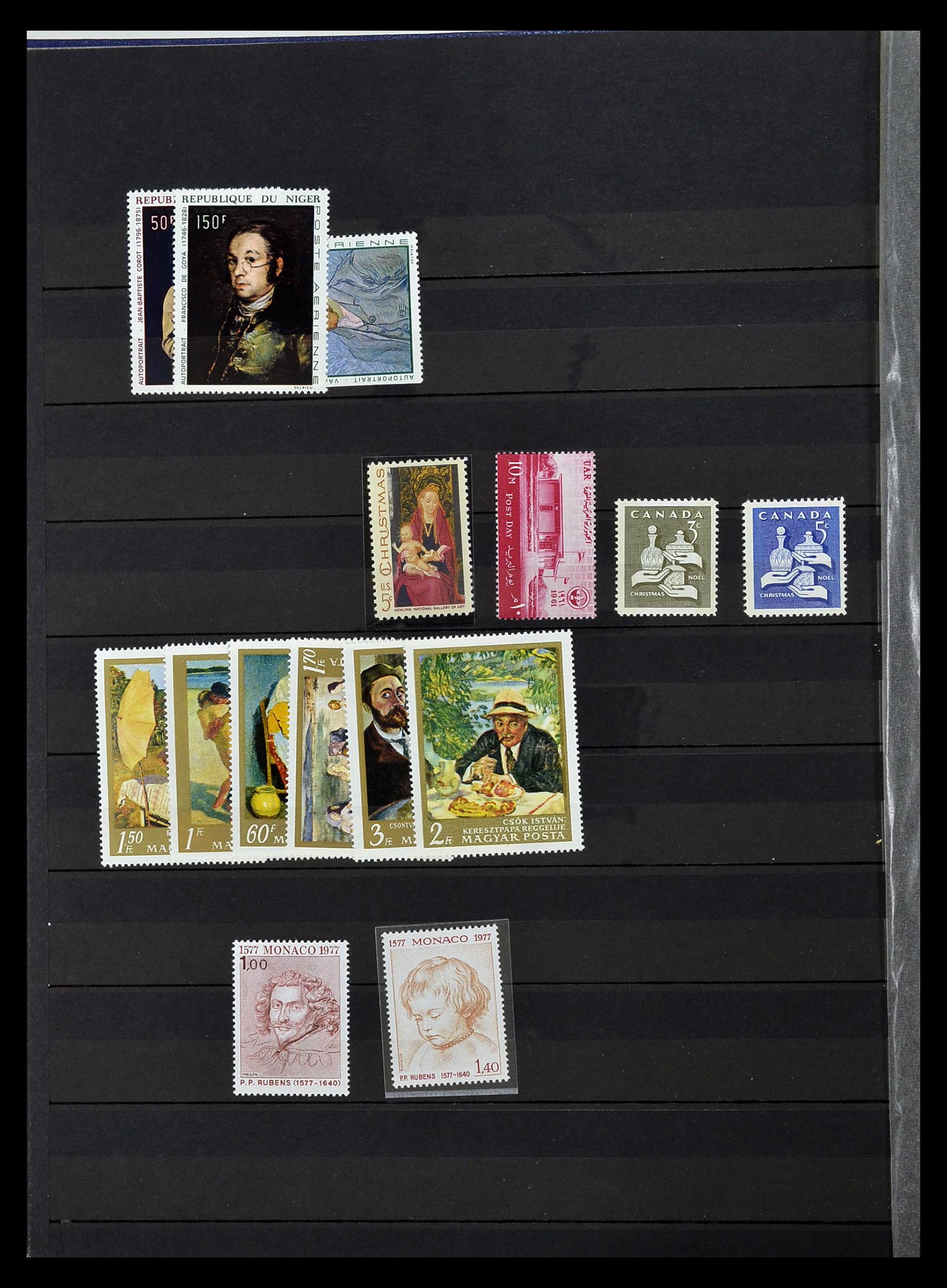 34946 507 - Stamp Collection 34946 Motief Kunst en Religie.