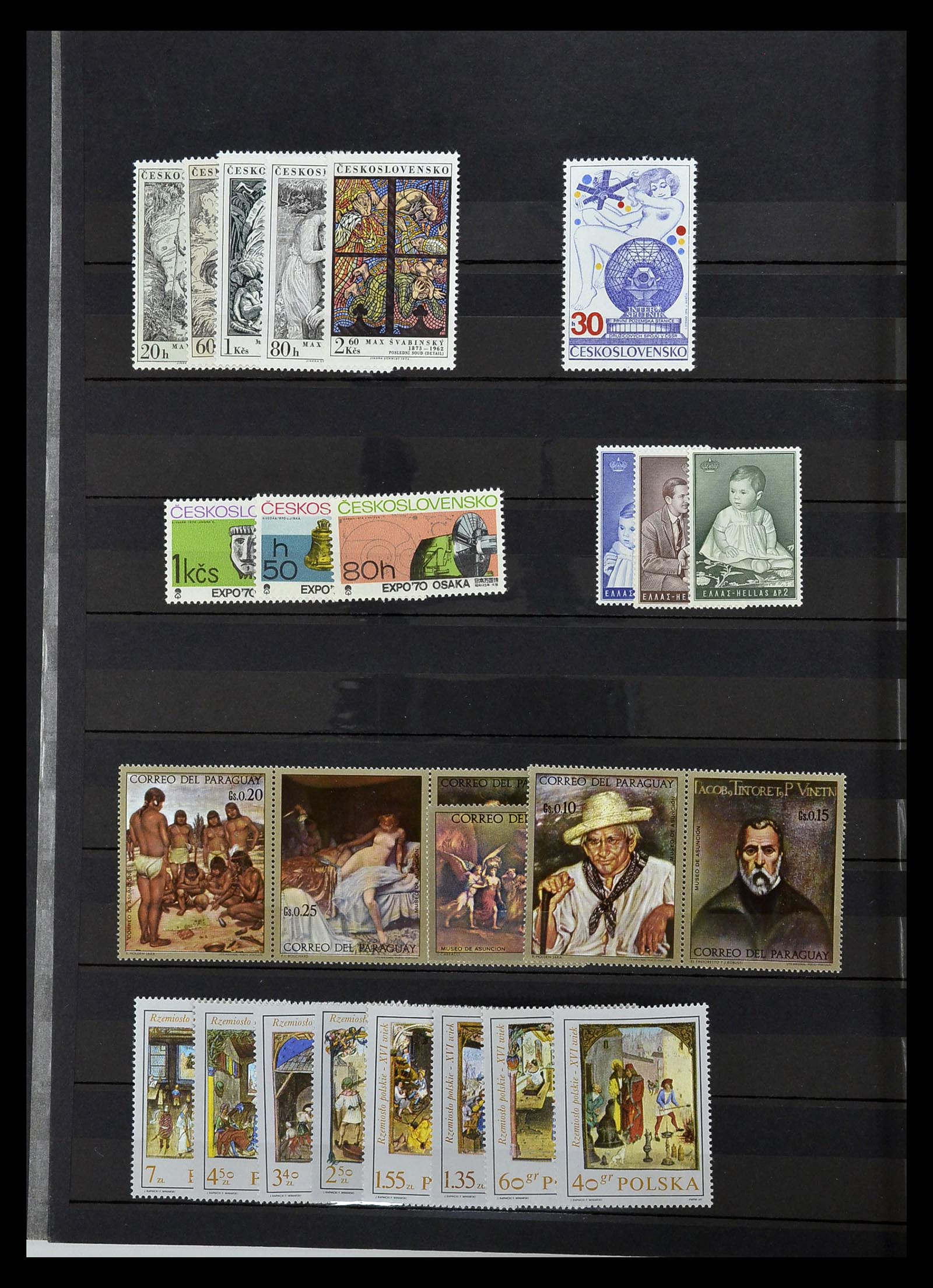 34946 511 - Stamp Collection 34946 Motief Kunst en Religie.