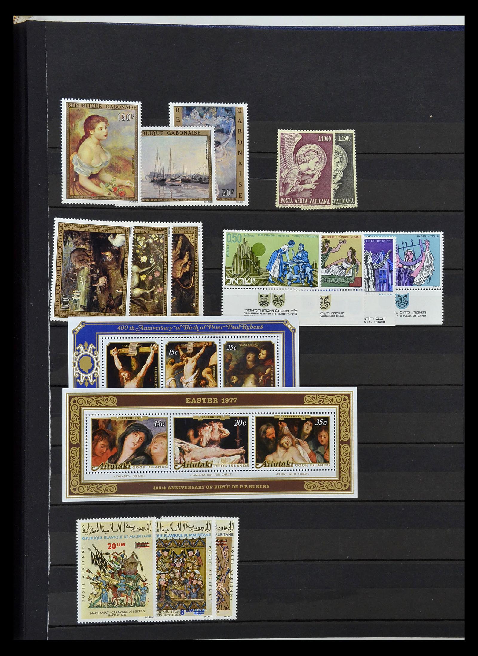 34946 512 - Stamp Collection 34946 Motief Kunst en Religie.