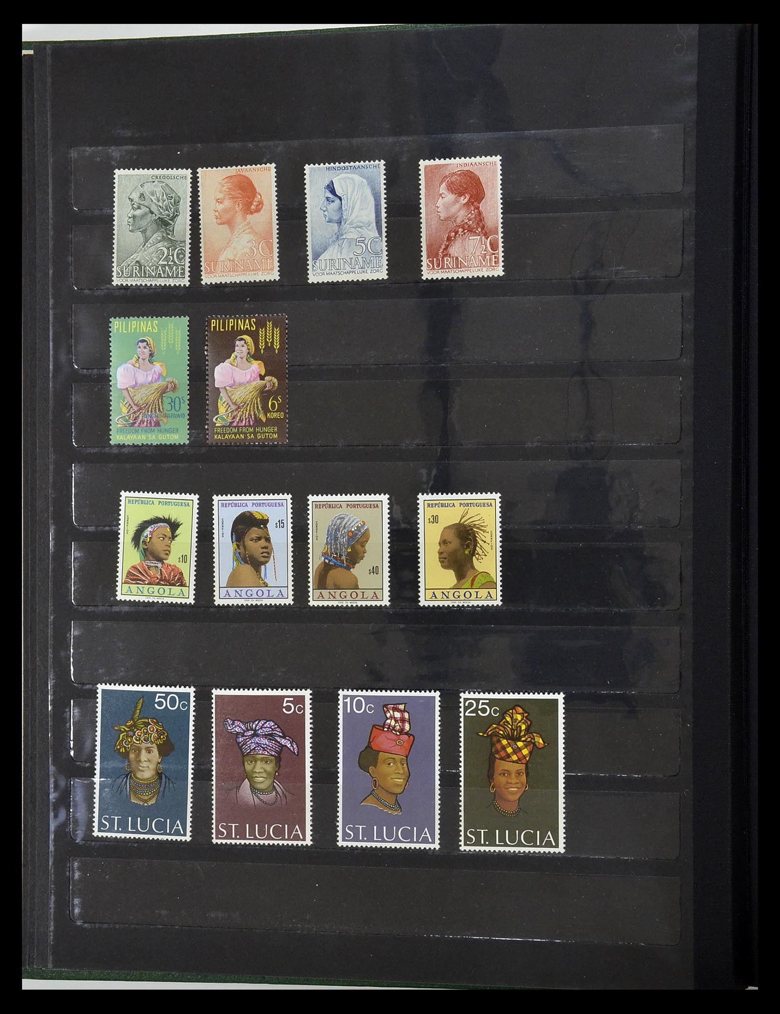 34946 523 - Stamp Collection 34946 Motief Kunst en Religie.