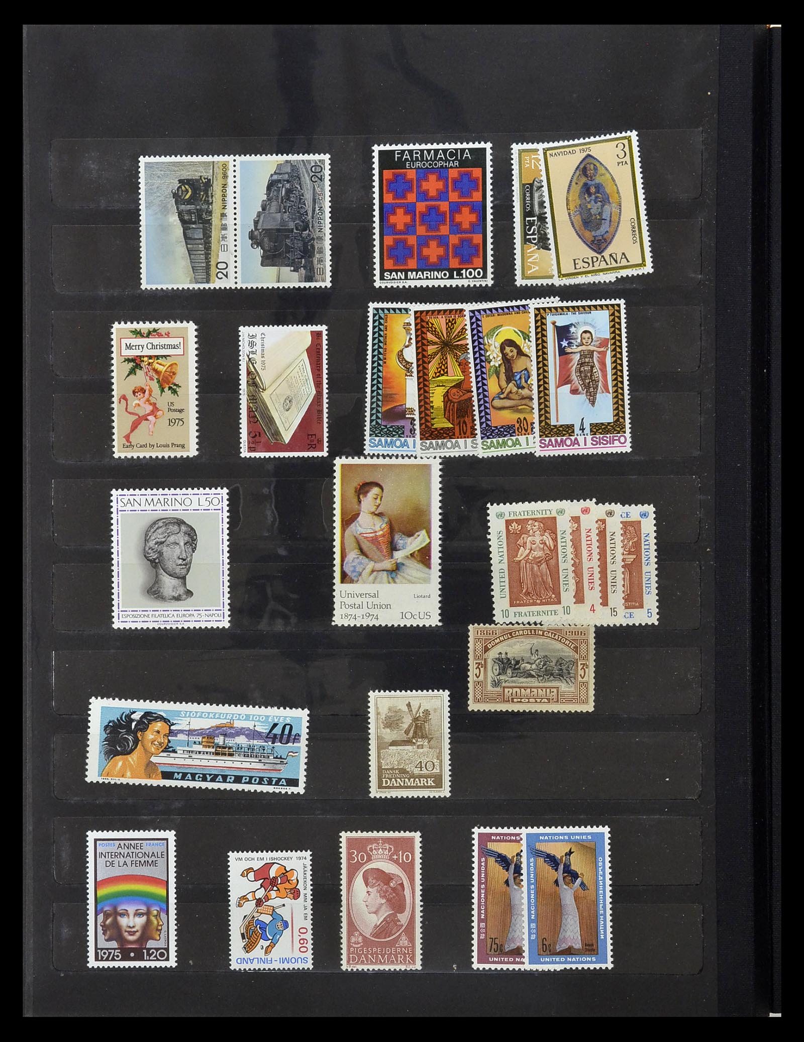 34946 524 - Stamp Collection 34946 Motief Kunst en Religie.