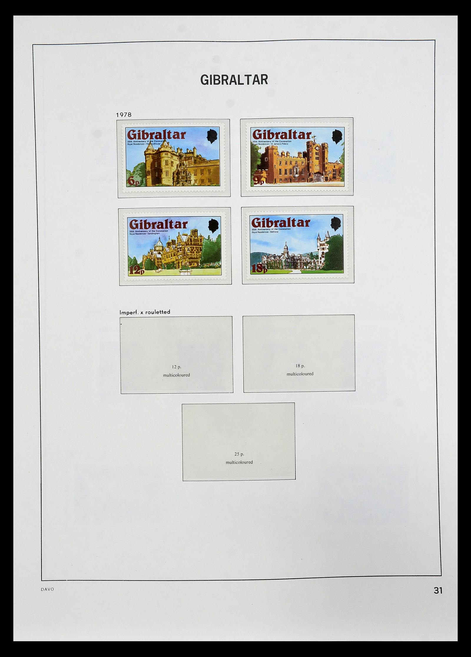 34947 026 - Stamp Collection 34947 Gibraltar 1912-2013.