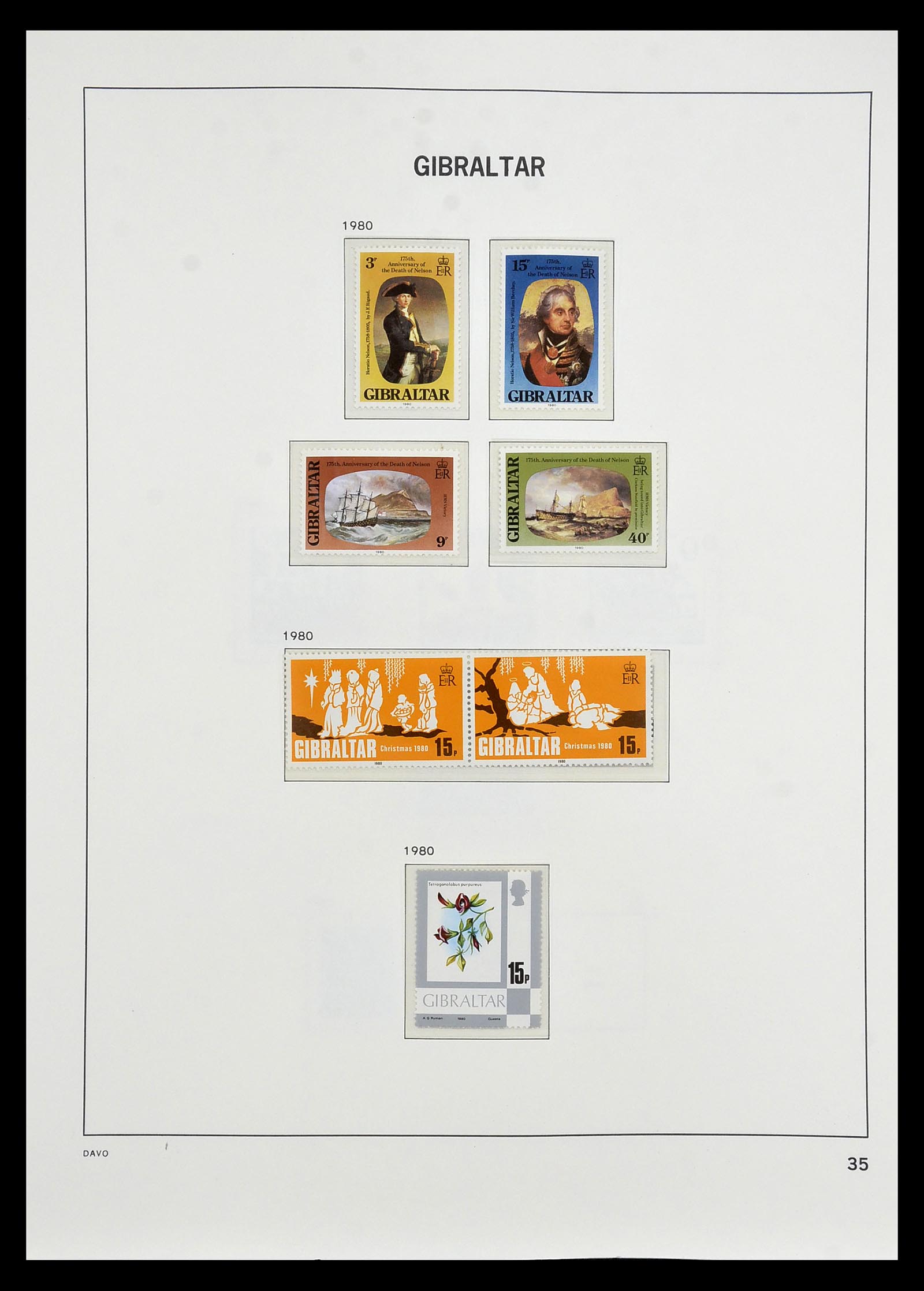 34947 030 - Postzegelverzameling 34947 Gibraltar 1912-2013.