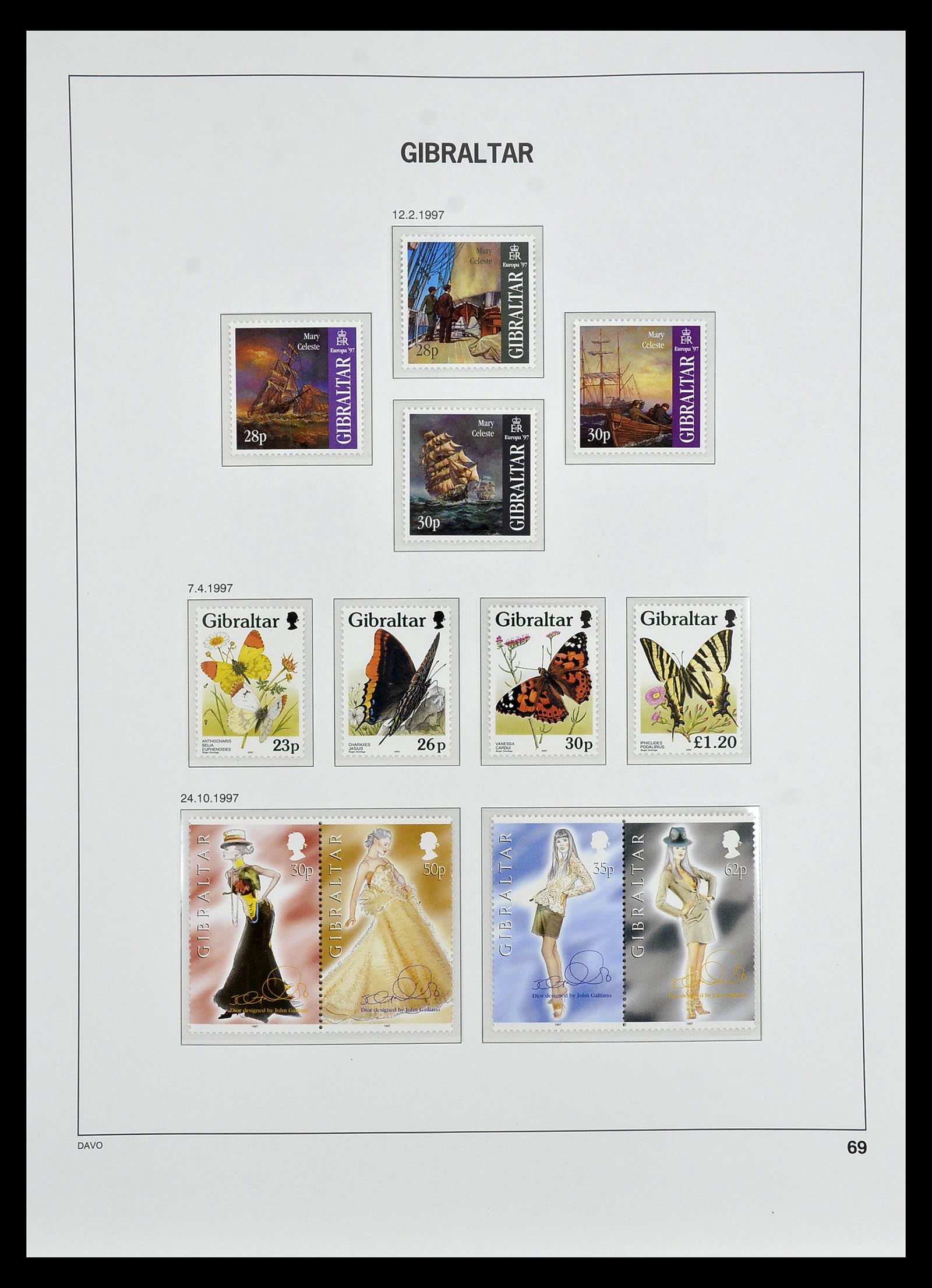 34947 064 - Stamp Collection 34947 Gibraltar 1912-2013.