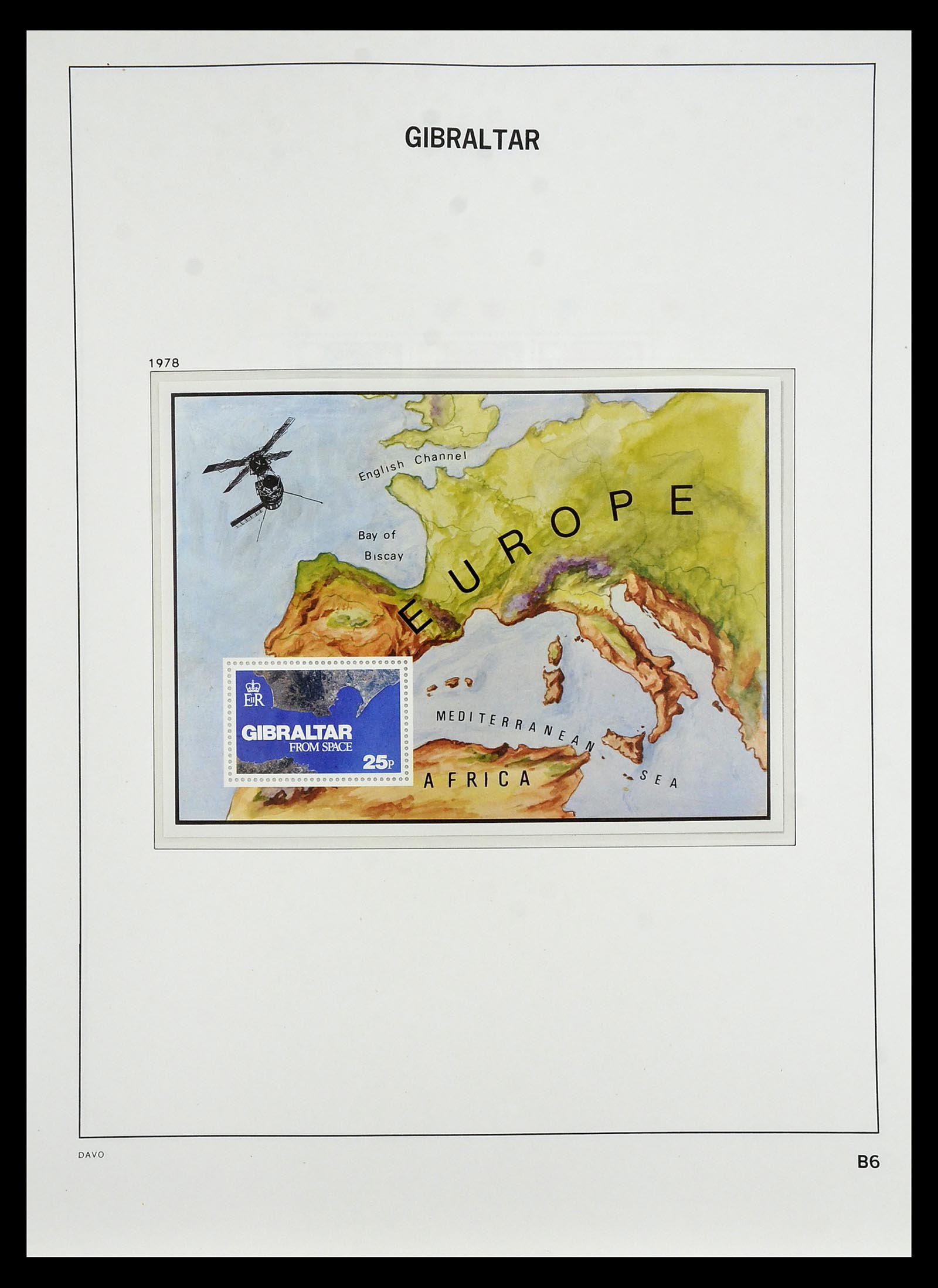 34947 077 - Postzegelverzameling 34947 Gibraltar 1912-2013.