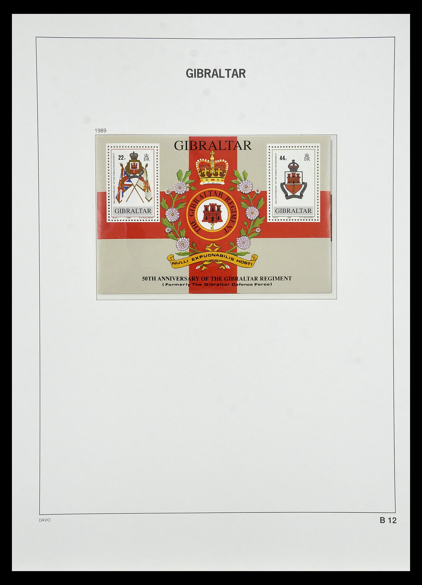 34947 083 - Postzegelverzameling 34947 Gibraltar 1912-2013.