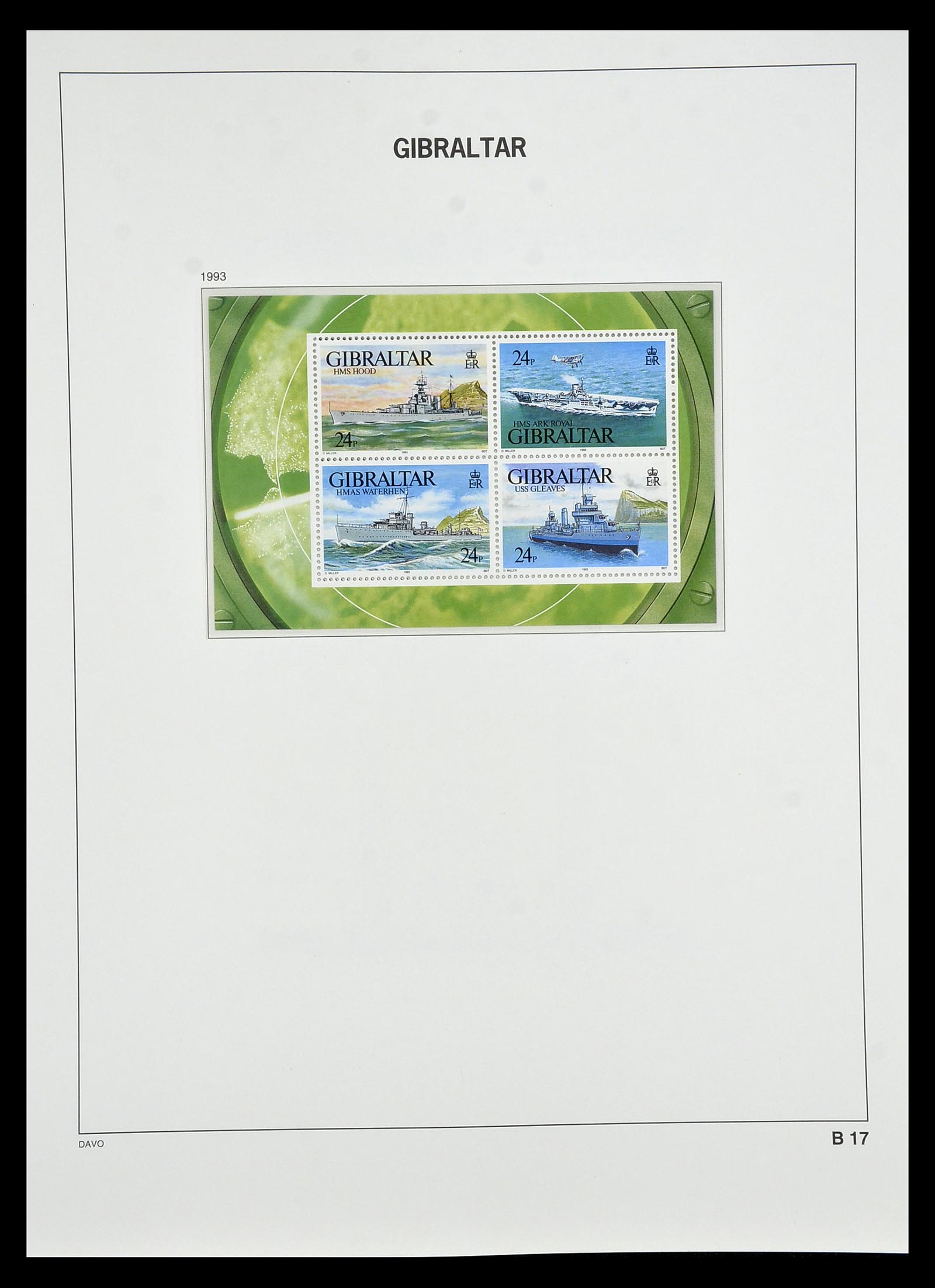 34947 088 - Postzegelverzameling 34947 Gibraltar 1912-2013.
