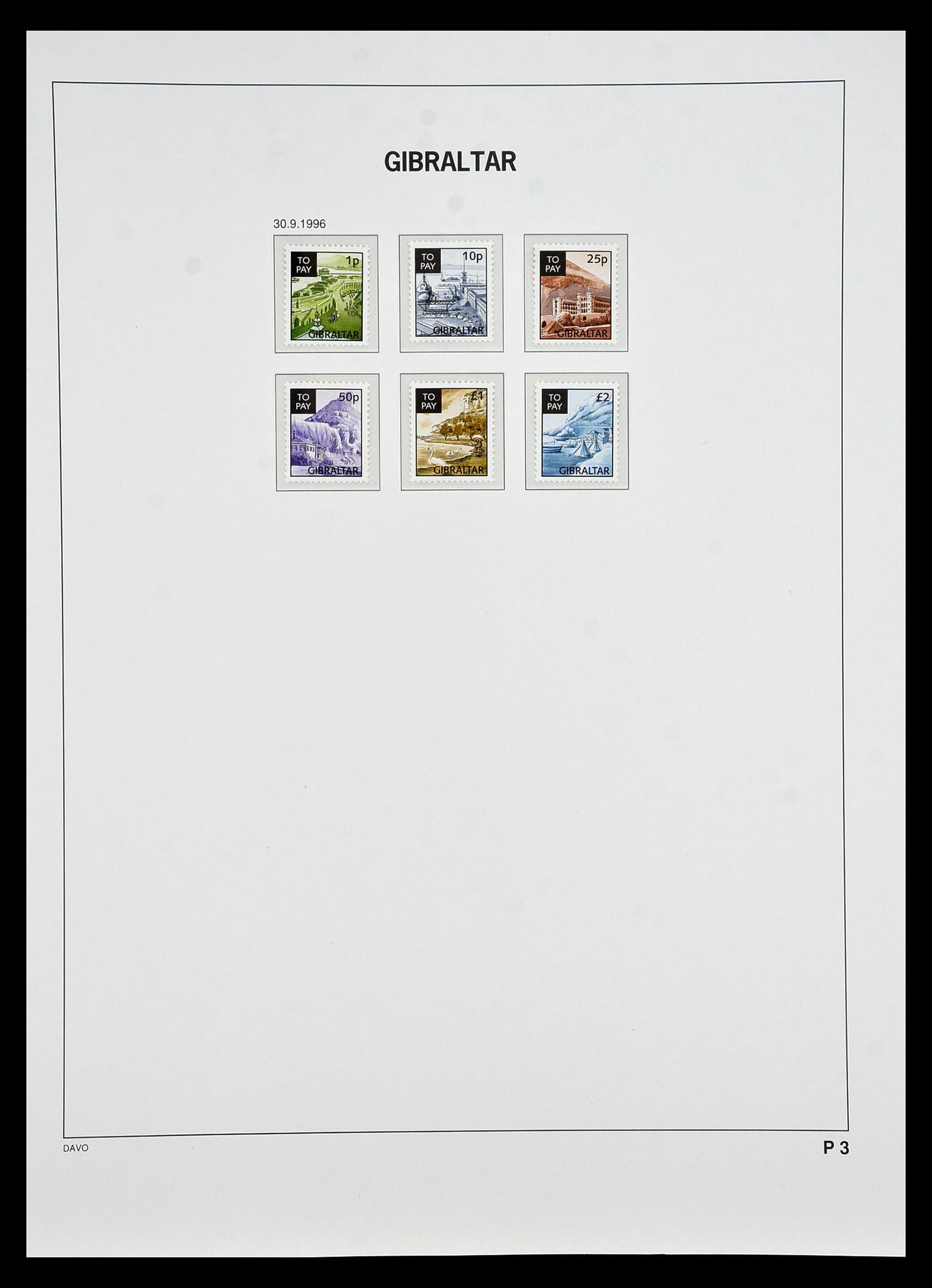 34947 101 - Postzegelverzameling 34947 Gibraltar 1912-2013.