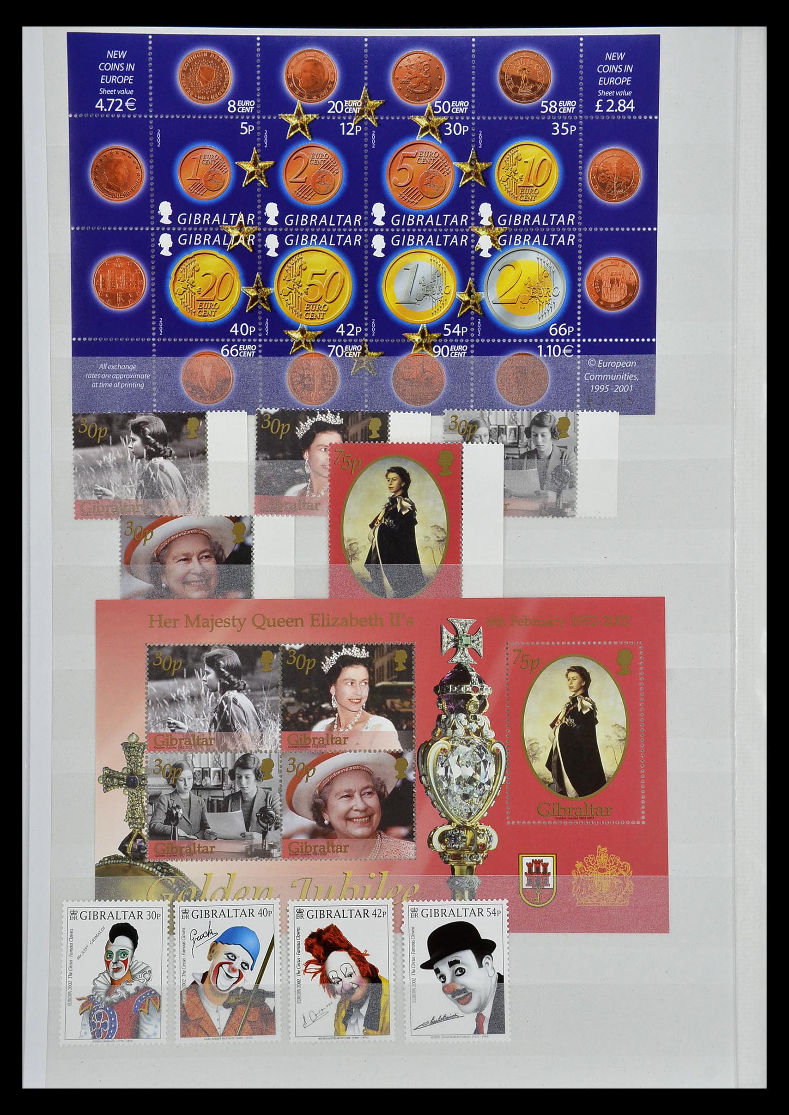34947 107 - Postzegelverzameling 34947 Gibraltar 1912-2013.